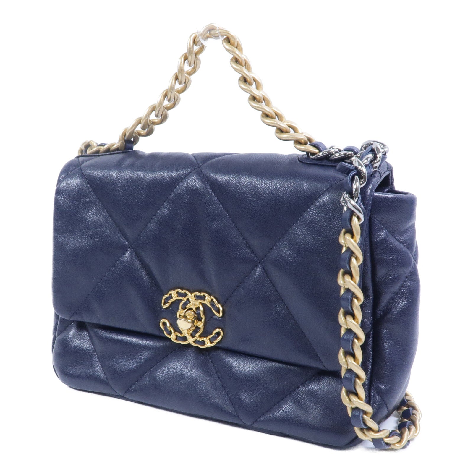 CHANEL 牛皮皮革Chanel 19手挽肩背兩用袋