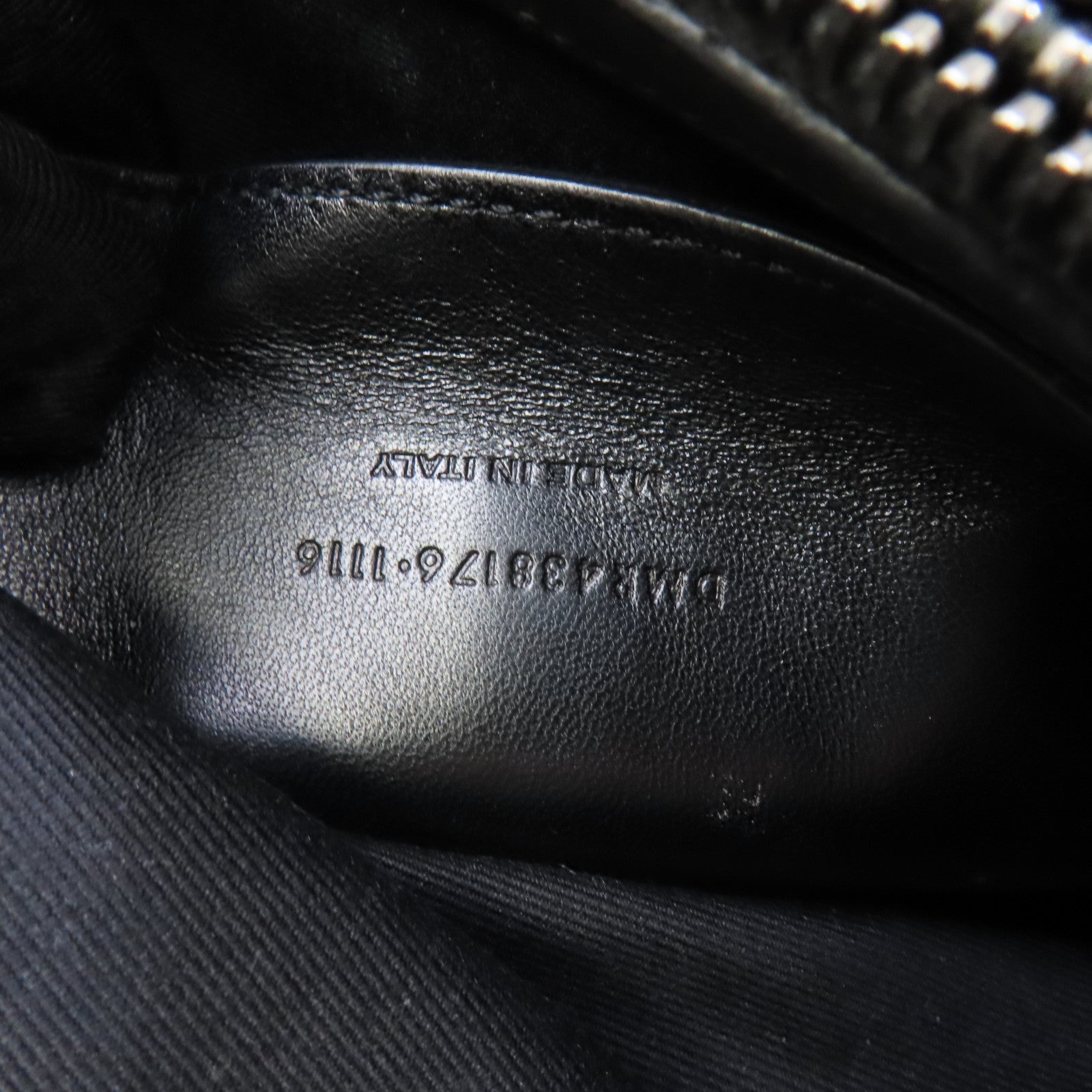 SAINT LAURENT 牛皮皮革Chain Shoulder銀扣鏈帶肩背袋灰色