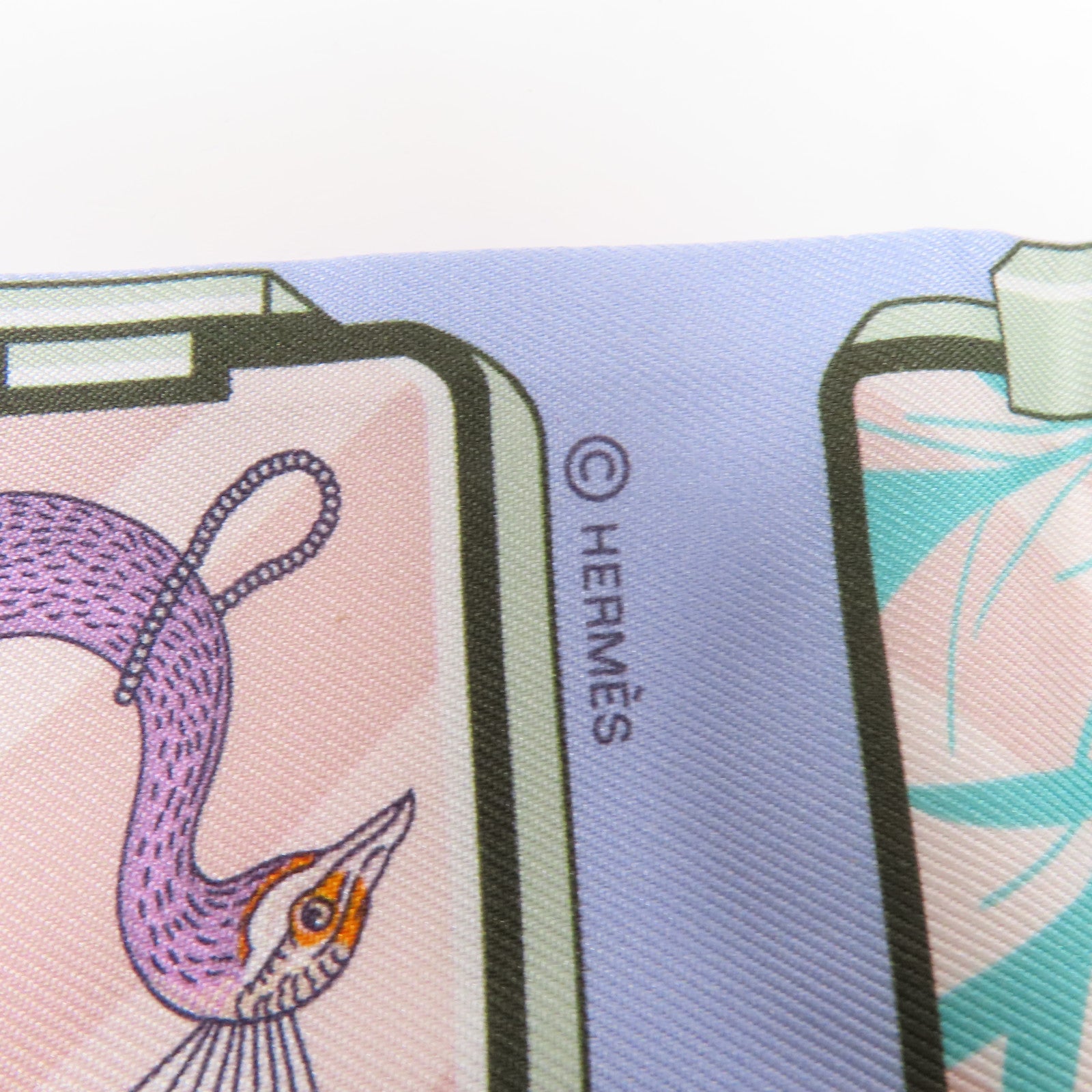 HERMES 絲質Twilly絲巾