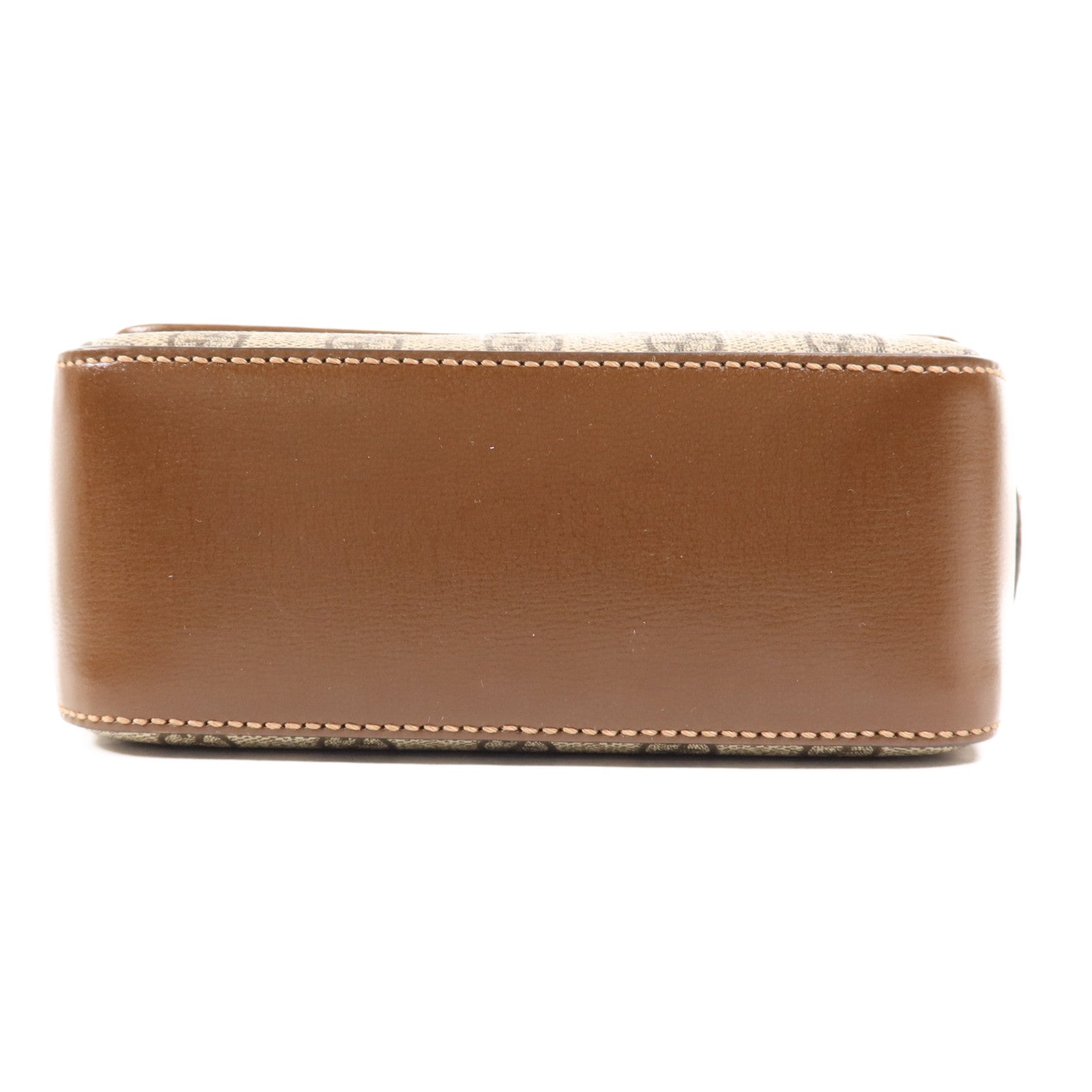 GUCCI 塗層帆布Shoulder Bag金扣肩背袋