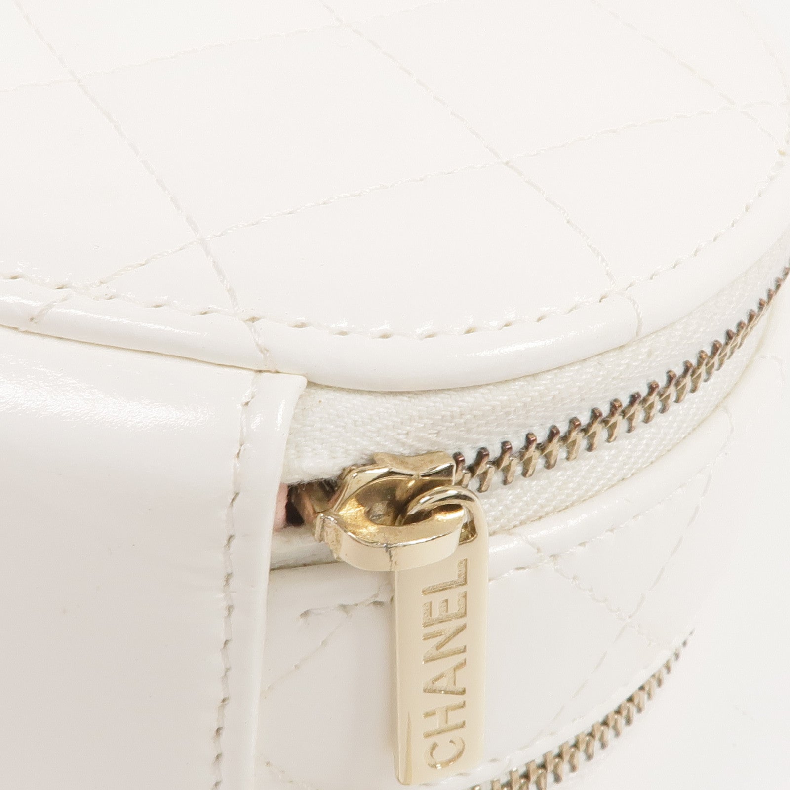 CHANEL 羊皮皮革2 Way Shoulder金扣手挽肩背兩用袋