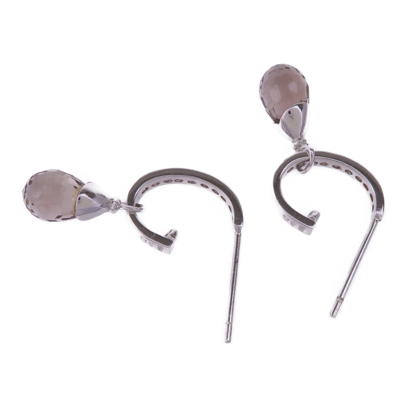 JEWELRY 18K白金Crystal Earrings鑽石耳環