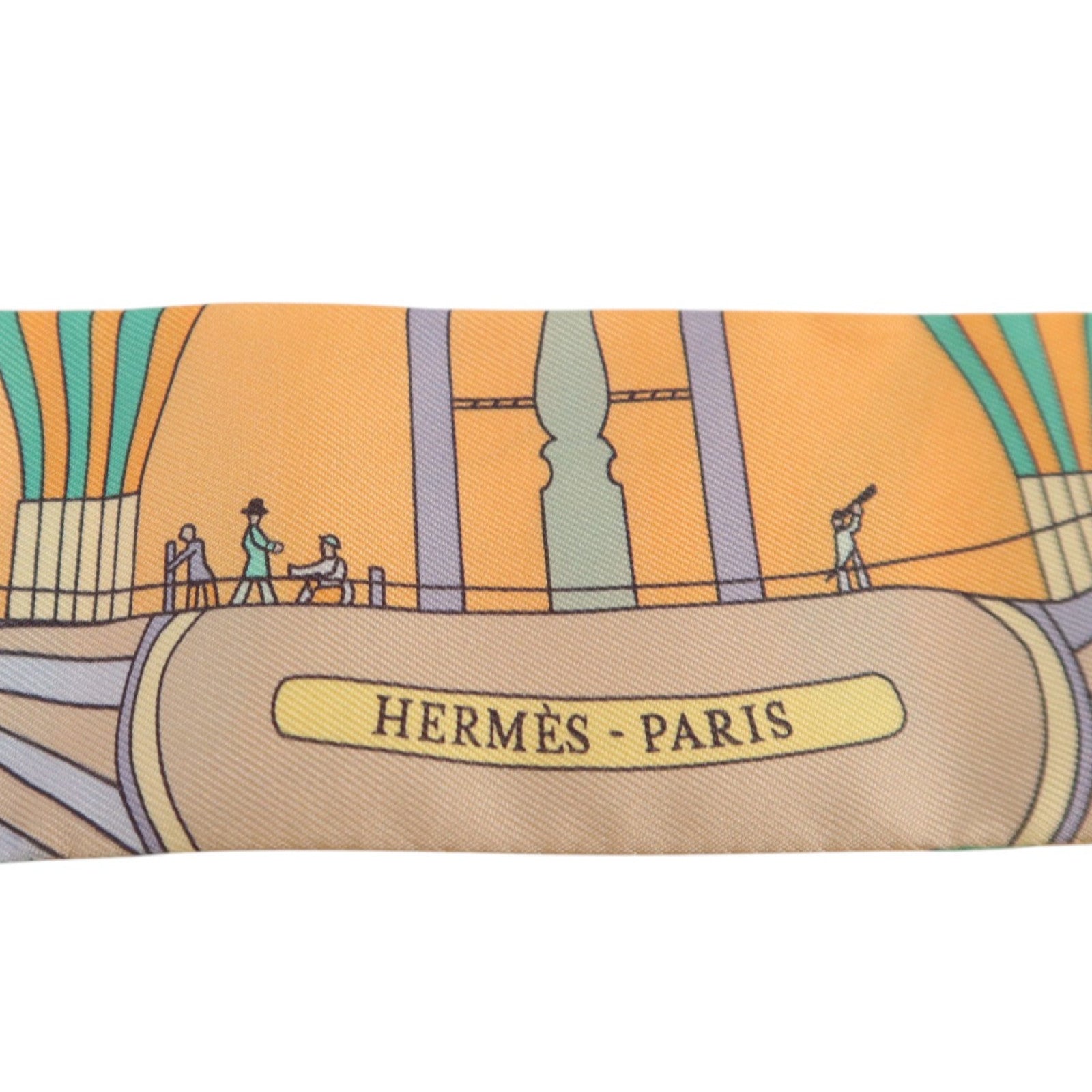HERMES 絲質Twilly絲巾