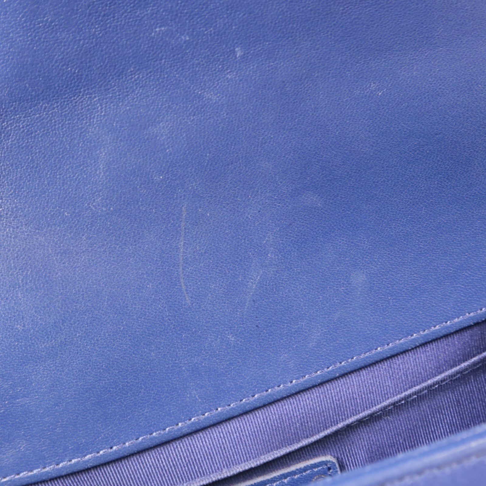 CHANEL (PRICE DOWN) CC Boy 25cm Shoulder Bag #23232297 Lambskin Leather Navy