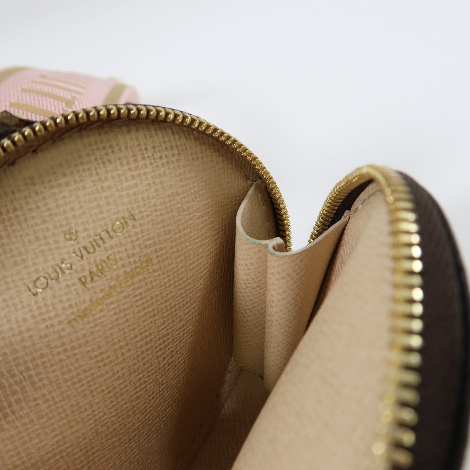 LOUIS VUITTON Monogram Multi Pochette Accessoires金扣手挽肩背兩用袋棕色