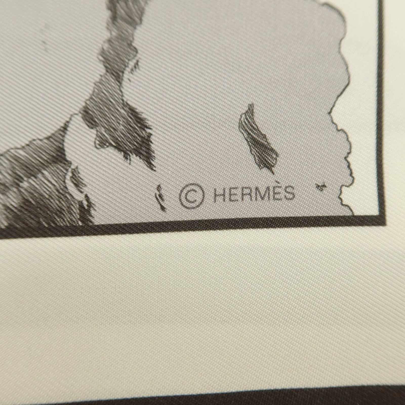 HERMES 絲質Scarf 90x90cm絲巾