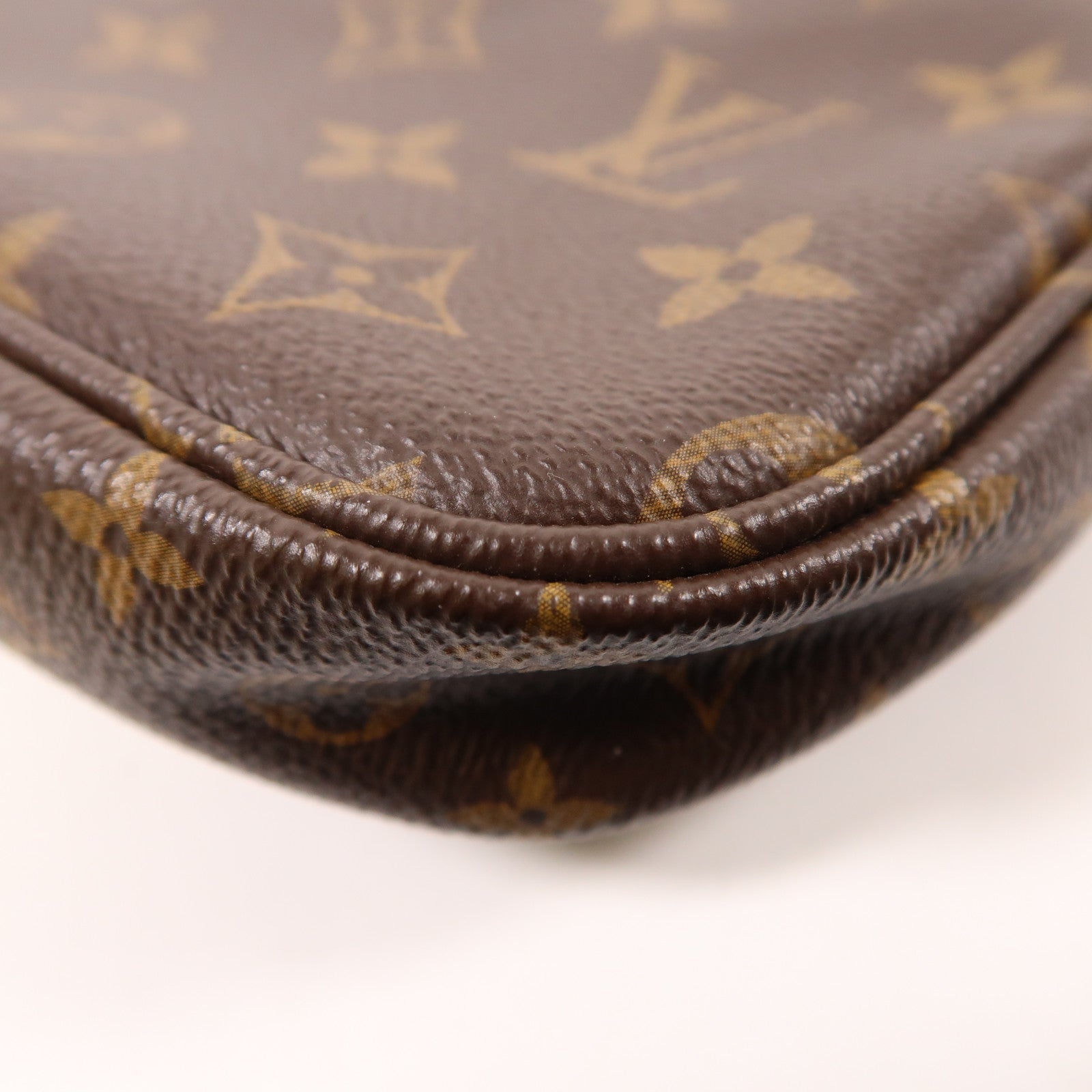LOUIS VUITTON Monogram Multi Pochette Accessoires金扣手挽肩背兩用袋棕色
