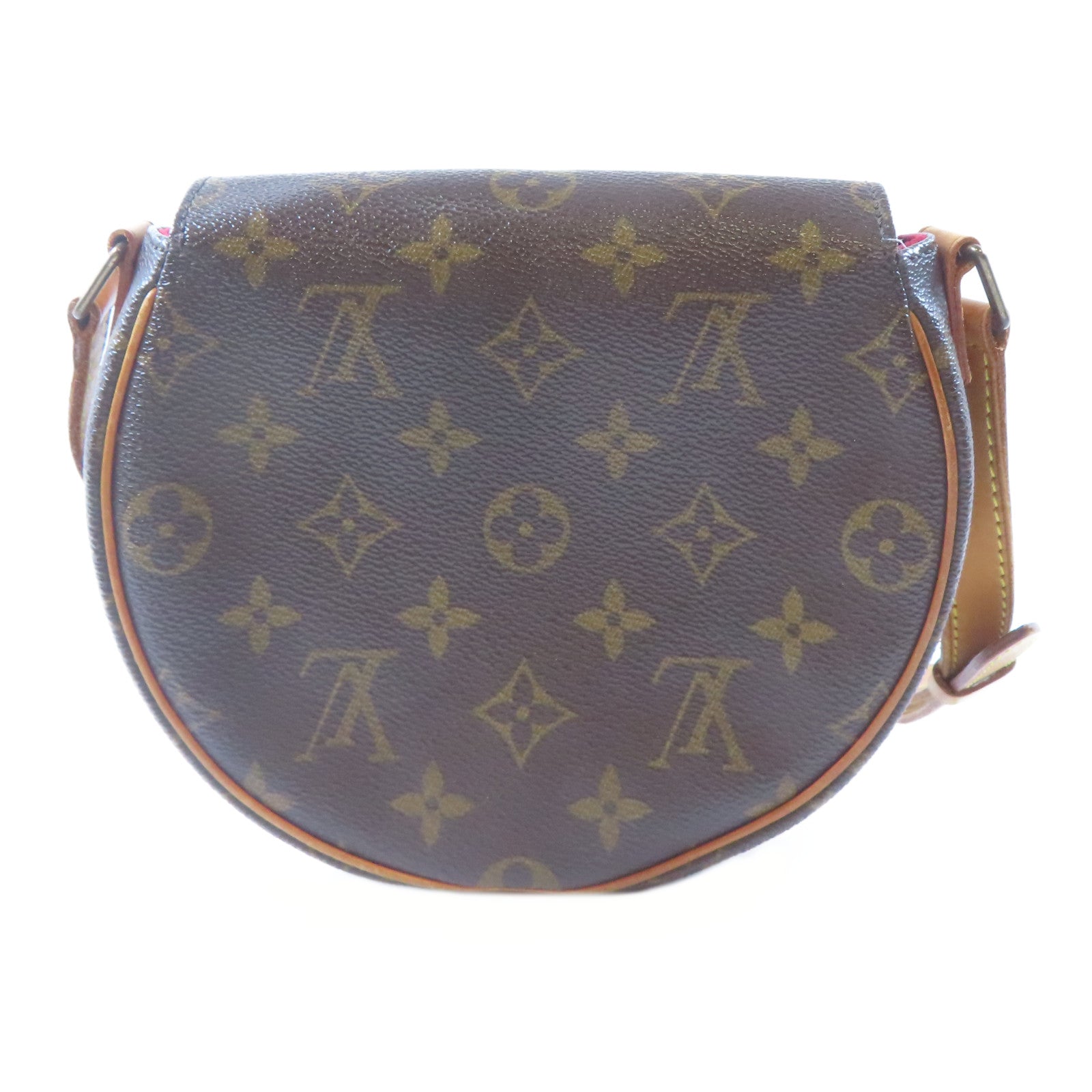 LOUIS VUITTON Monogram Tambourine金扣肩背袋棕色