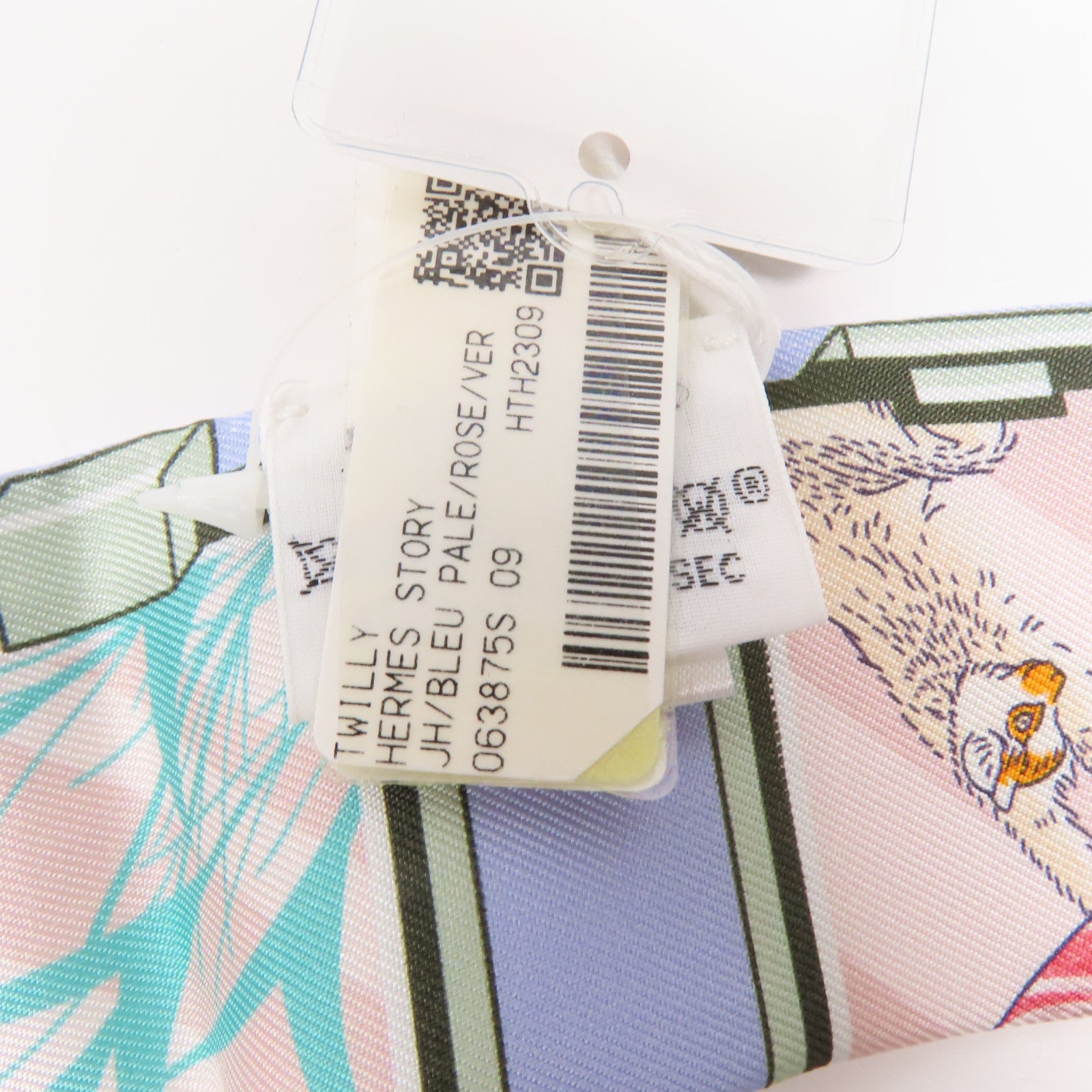 HERMES 絲質Twilly絲巾