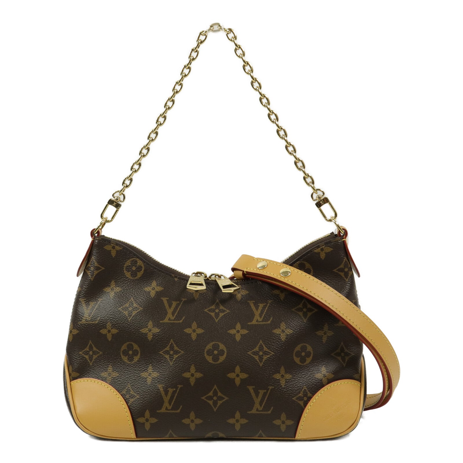 LOUIS VUITTON Monogram Boulogne PM手挽肩背兩用袋