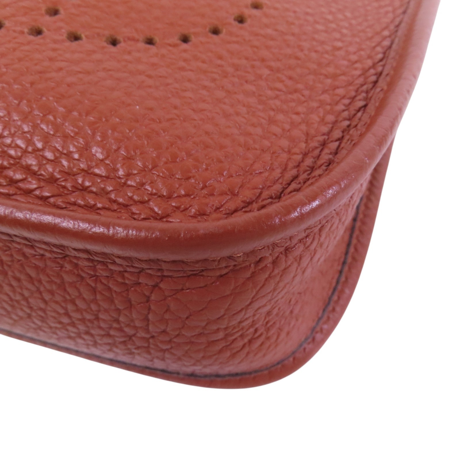 HERMES Clemence皮革Evelyne TPM金扣肩背袋