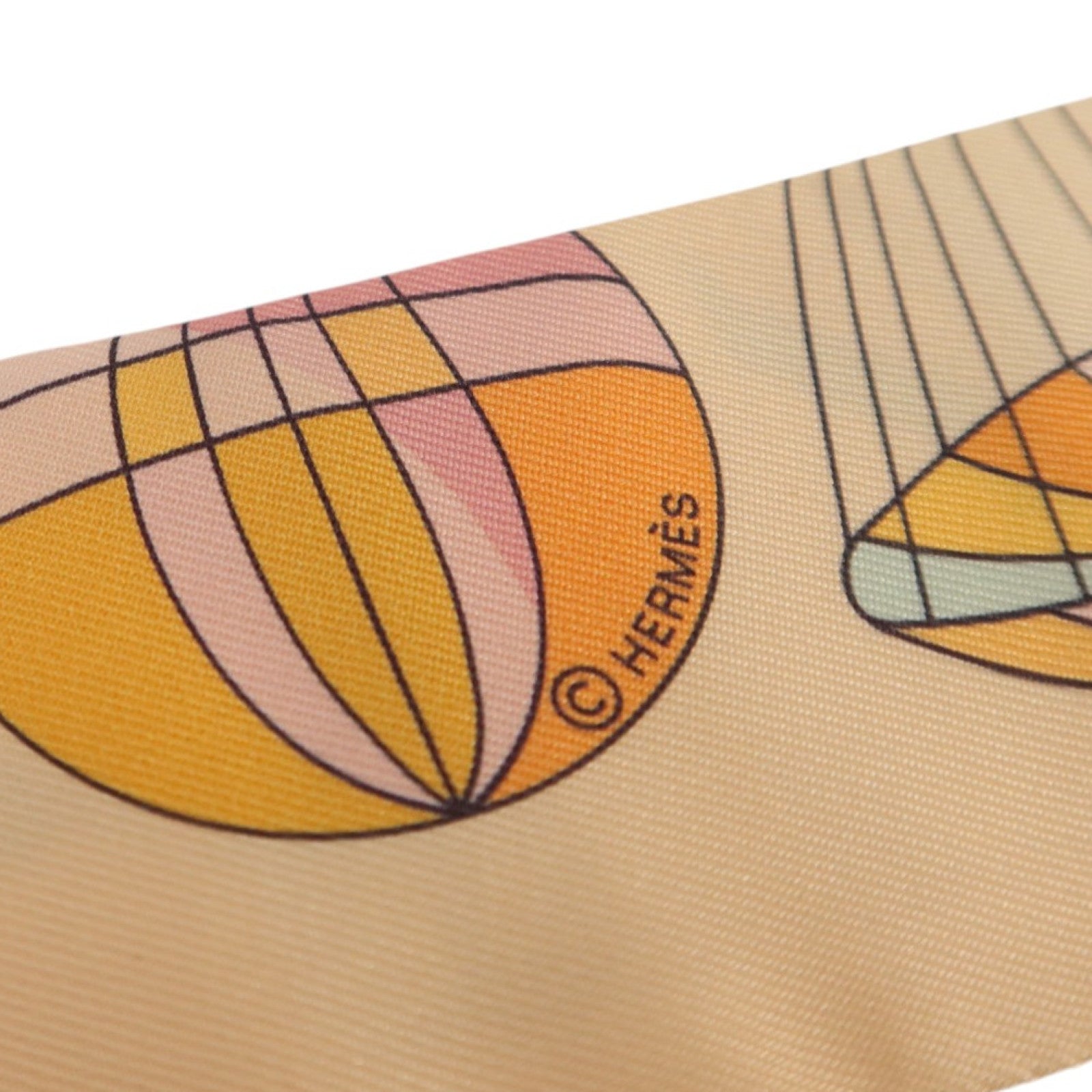 HERMES 絲質Twilly絲巾