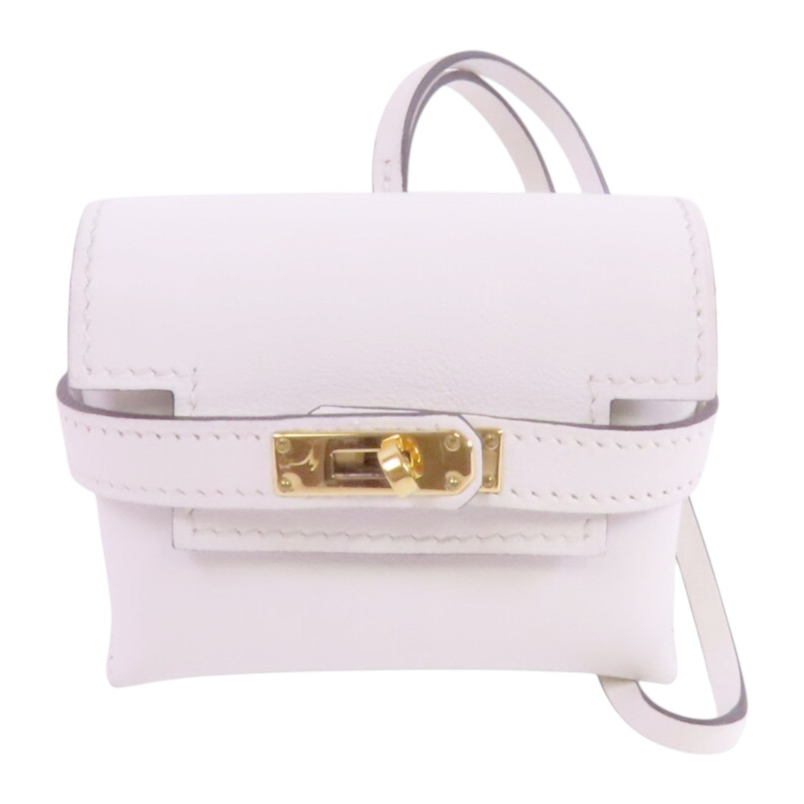 HERMES Swift皮革Kelly Festival Charm金扣掛飾