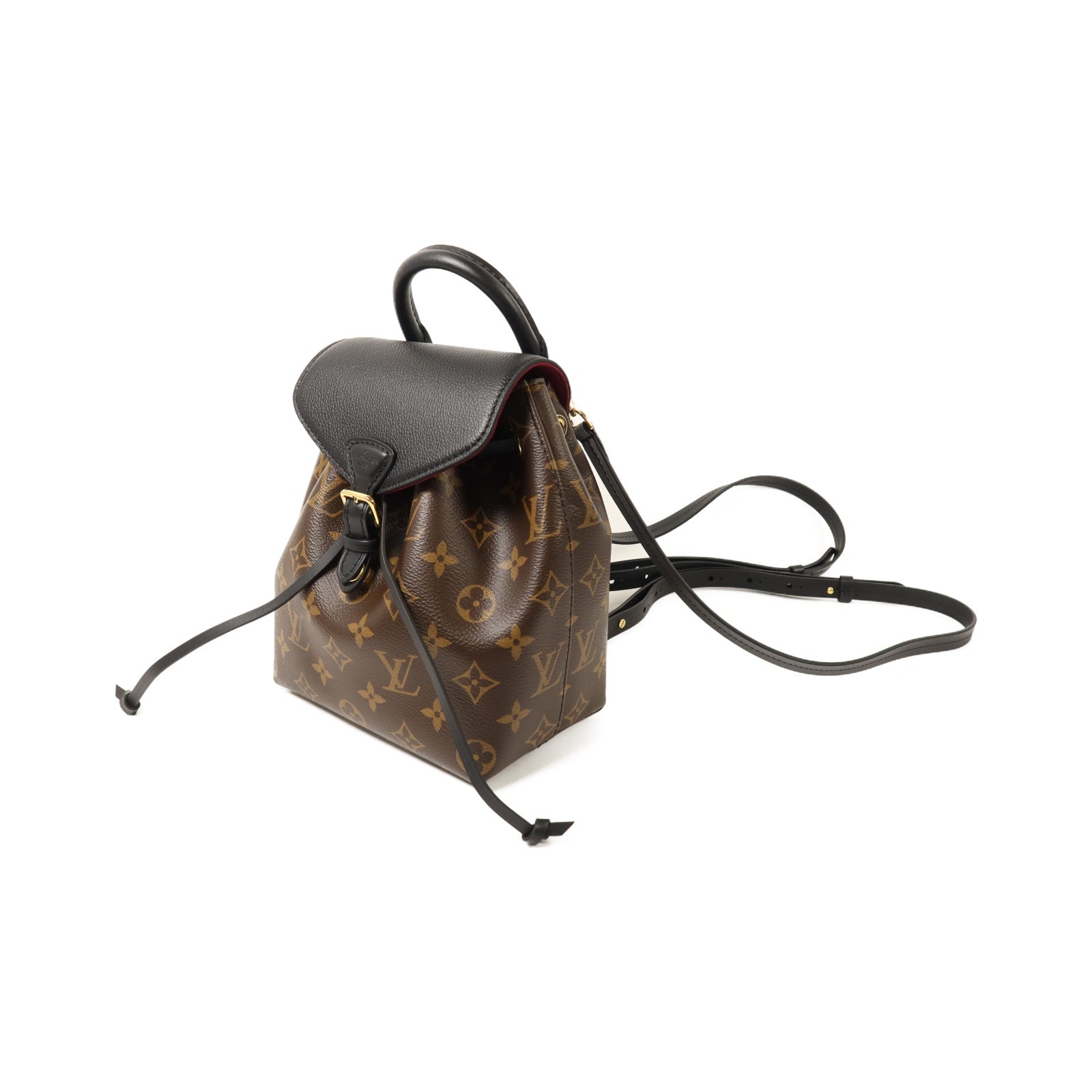 LOUIS VUITTON Monogram Montsouris BB金扣背包