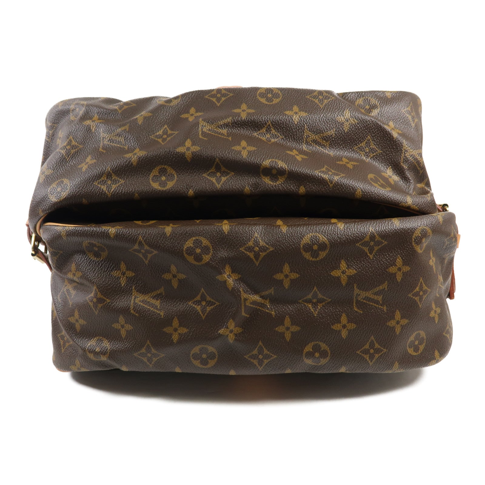 LOUIS VUITTON Monogram Saumur 35金扣肩背袋
