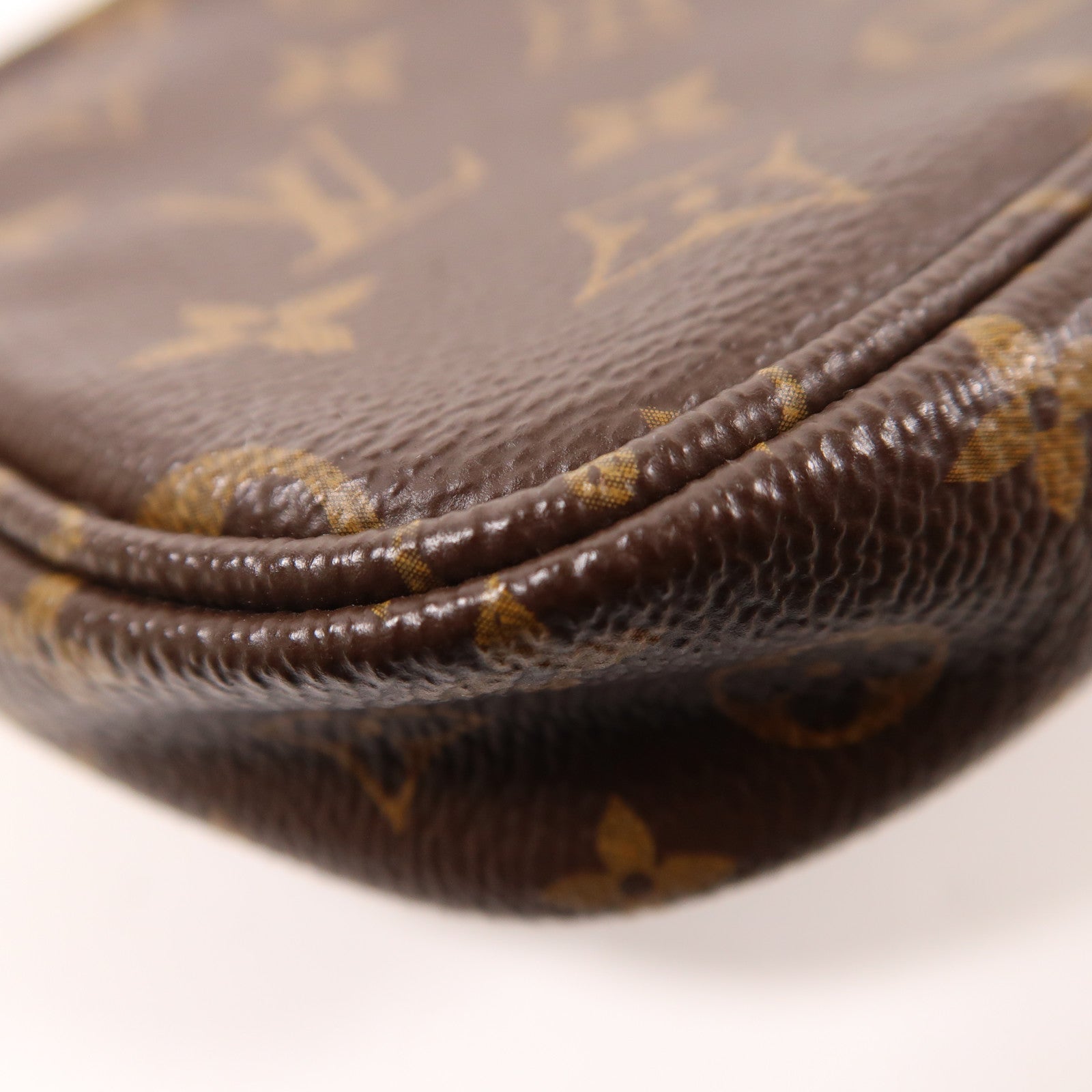 LOUIS VUITTON Monogram Multi Pochette Accessoires金扣手挽肩背兩用袋棕色