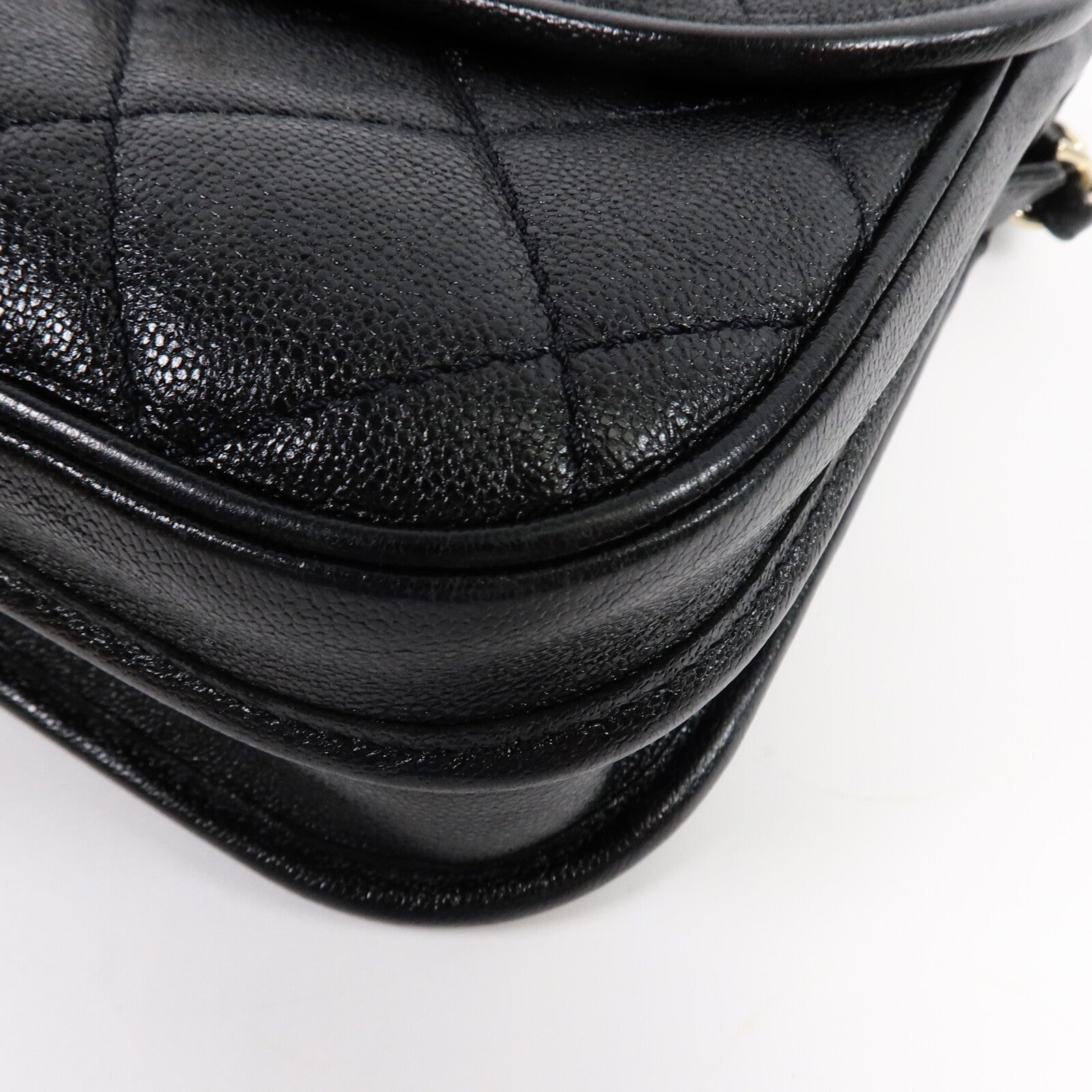 CHANEL 牛皮皮革Chain Shoulder Bag鏈帶肩背袋