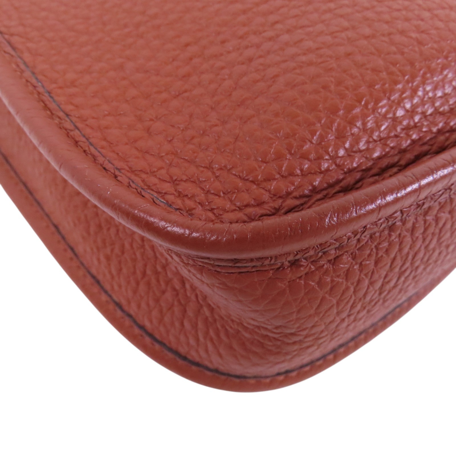 HERMES Clemence皮革Evelyne TPM金扣肩背袋