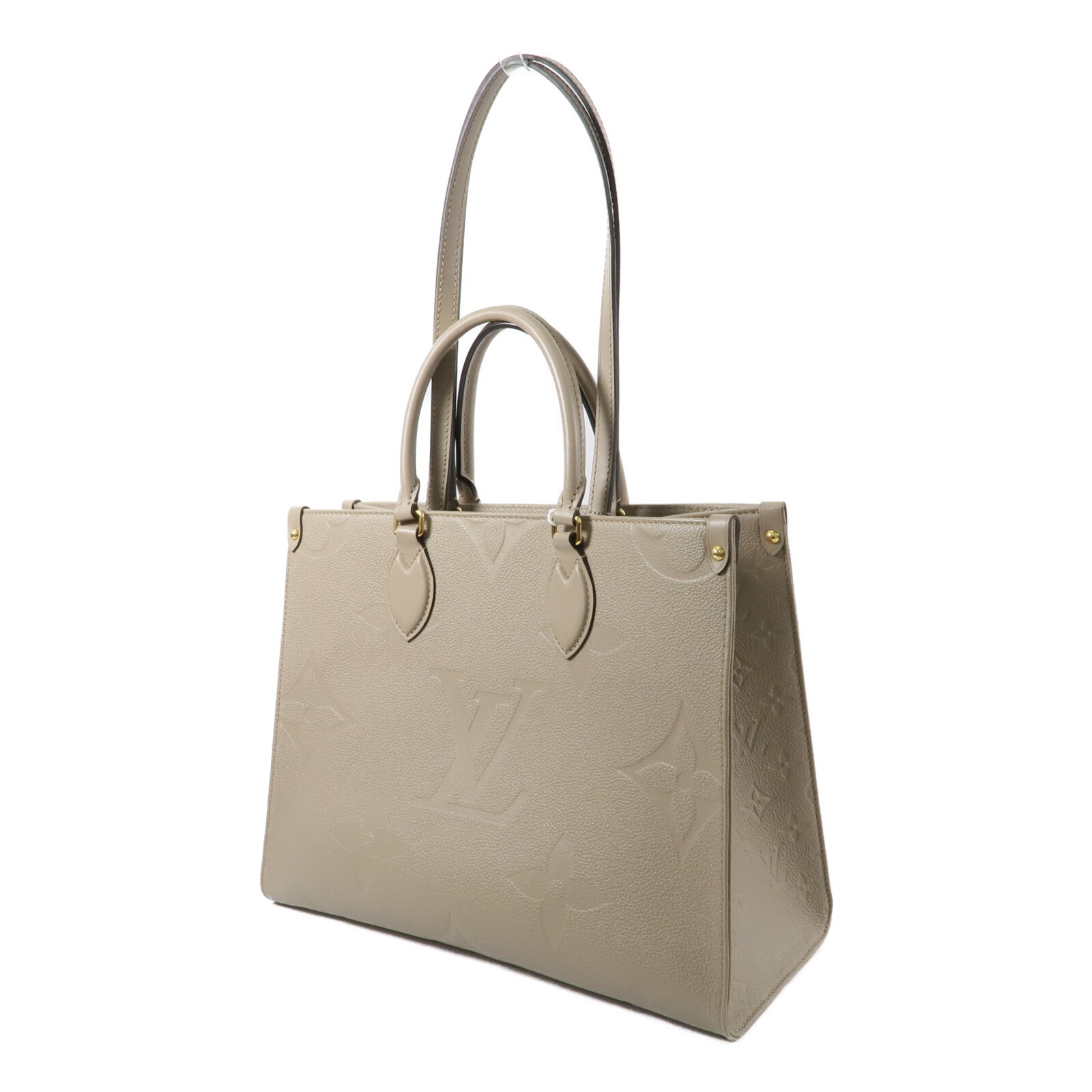 LOUIS VUITTON Monogram Empreinte On The Go MM手挽肩背兩用袋