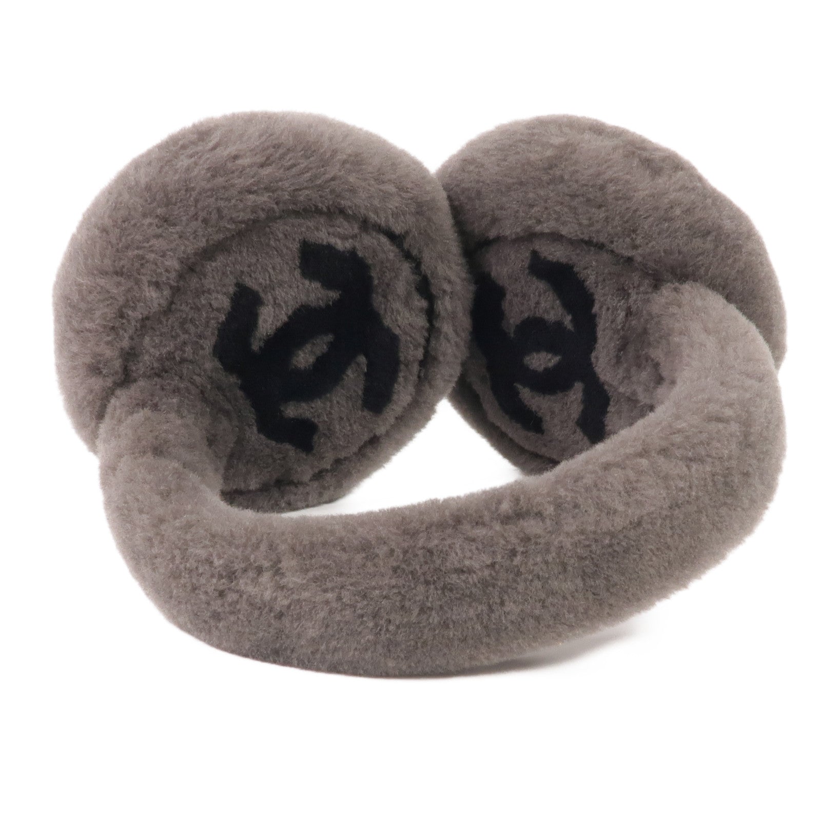 CHANEL Sheep Shearling Earmuffs耳罩