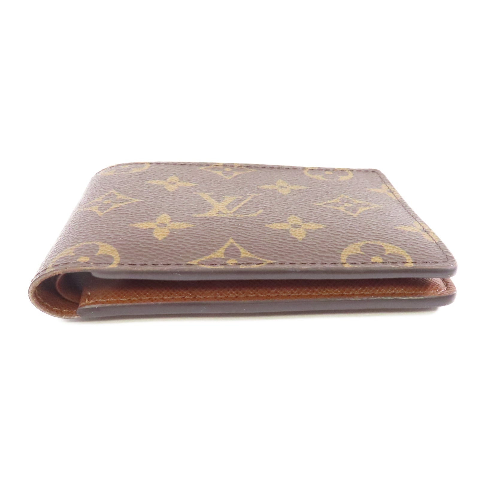 LOUIS VUITTON Monogram Multiple Wallet錢包棕色