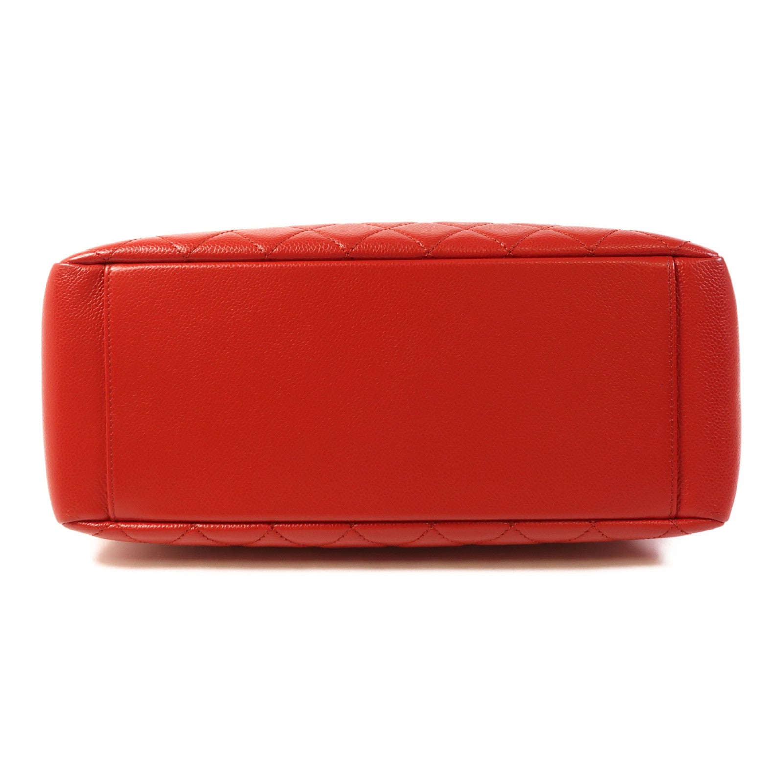 CHANEL 牛皮皮革GST Grand Shopping Tote Bag銀扣鏈帶肩背袋