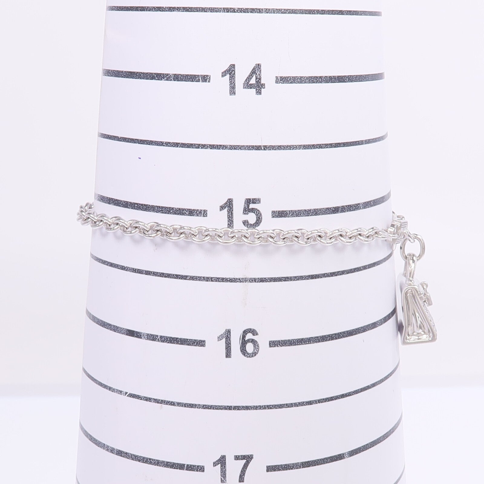 HERMES 【激減優惠】18K白金Amulettes Kelly Bracelet鑽石手鏈