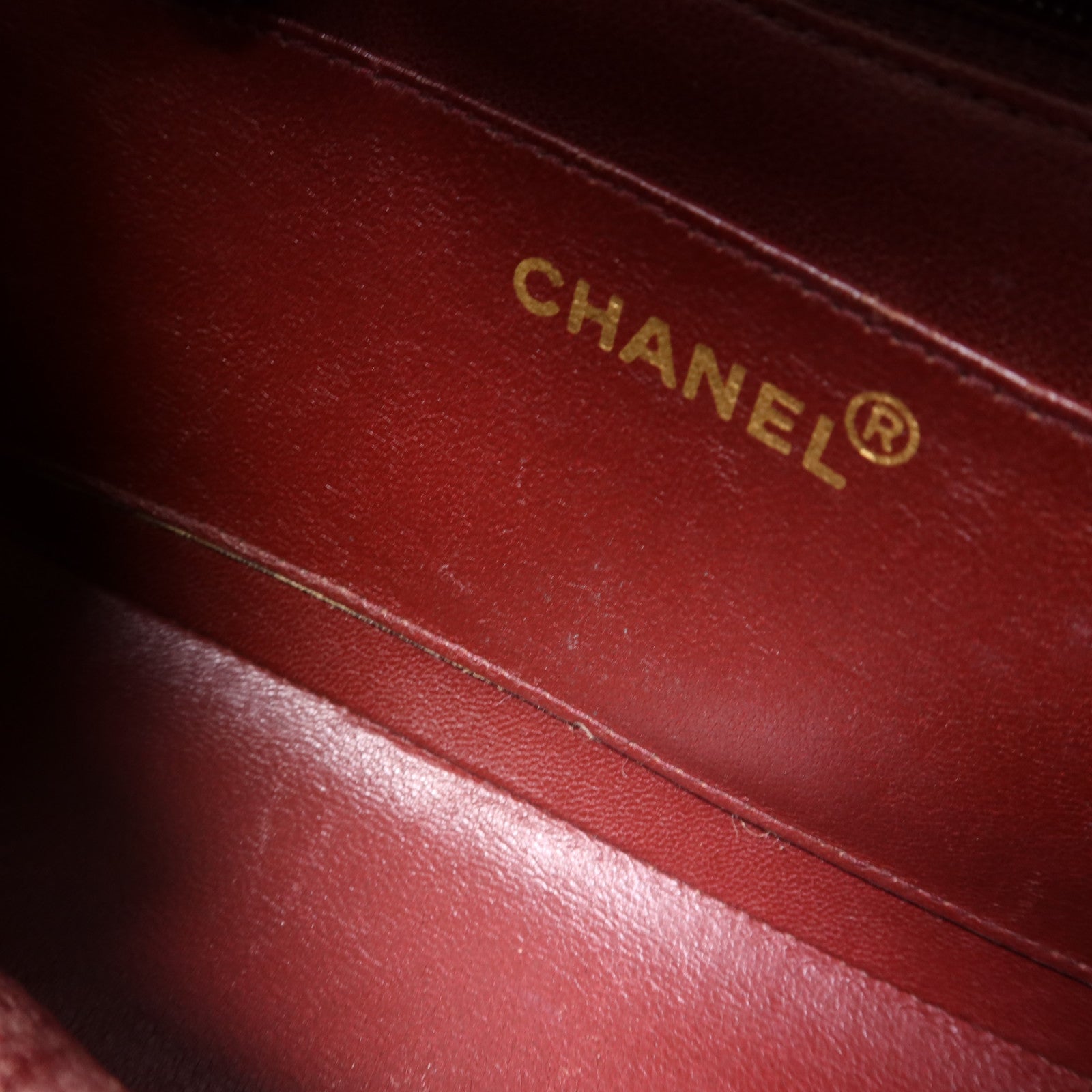 CHANEL 羊皮皮革Diana金扣鏈帶肩背袋