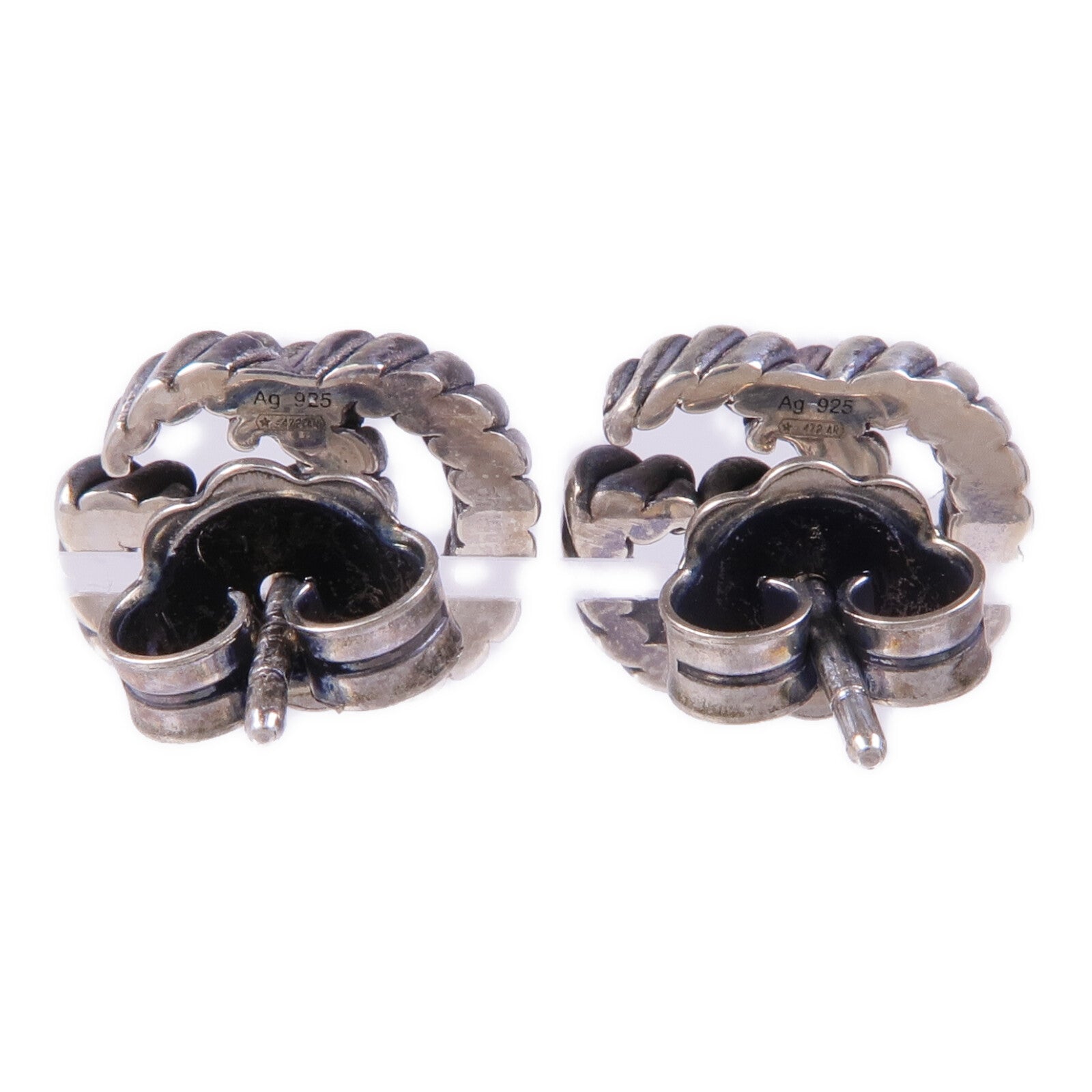 GUCCI 925純銀Marmont Stud Earrings耳環