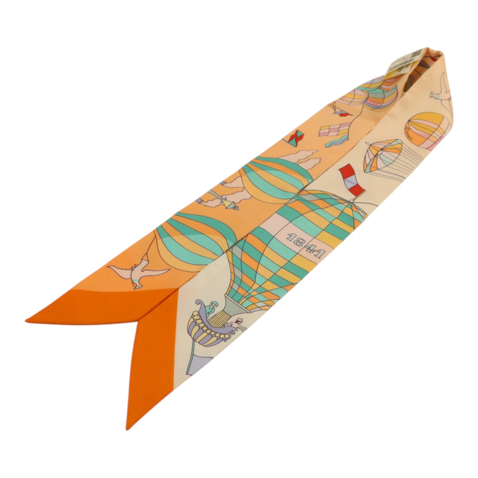HERMES 絲質Twilly絲巾