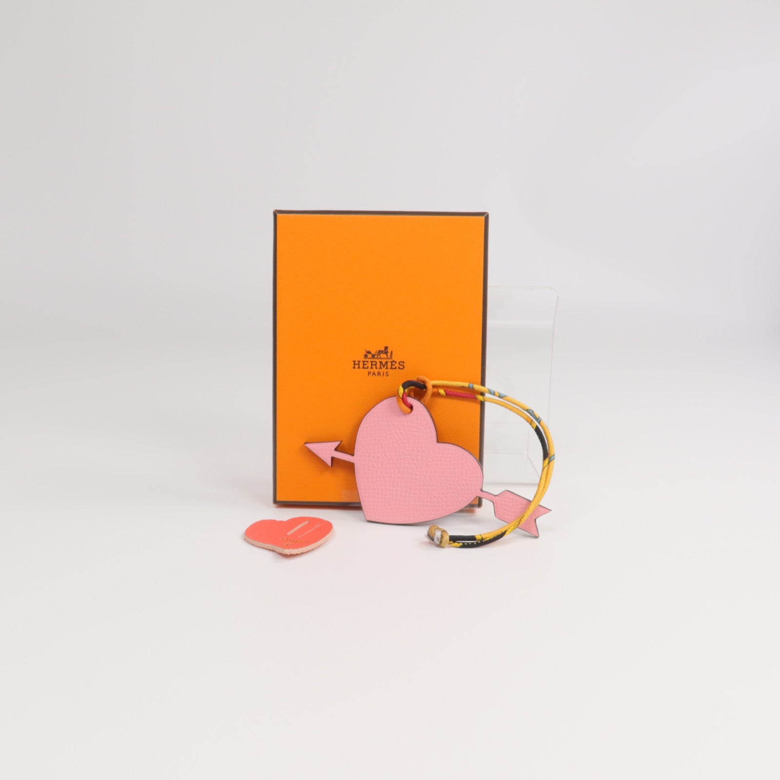 HERMES Epsom皮革Valentine's Charm掛飾