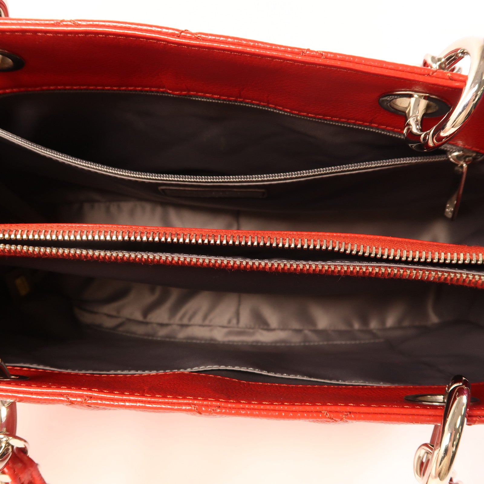 CHANEL 牛皮皮革GST Grand Shopping Tote Bag銀扣鏈帶肩背袋