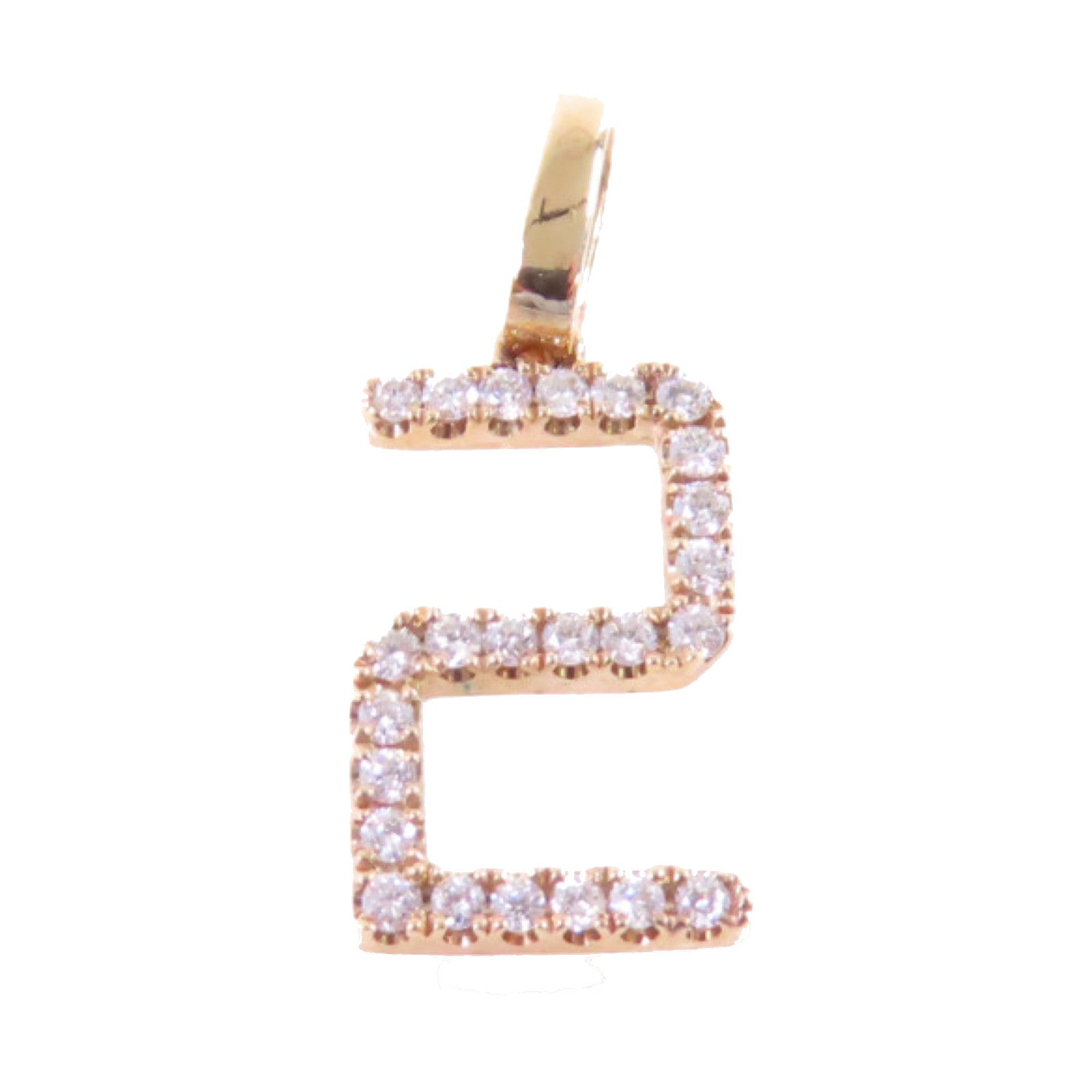 JEWELRY 18K玫瑰金/鑽石Diamond Pendant Top吊墜頭扣
