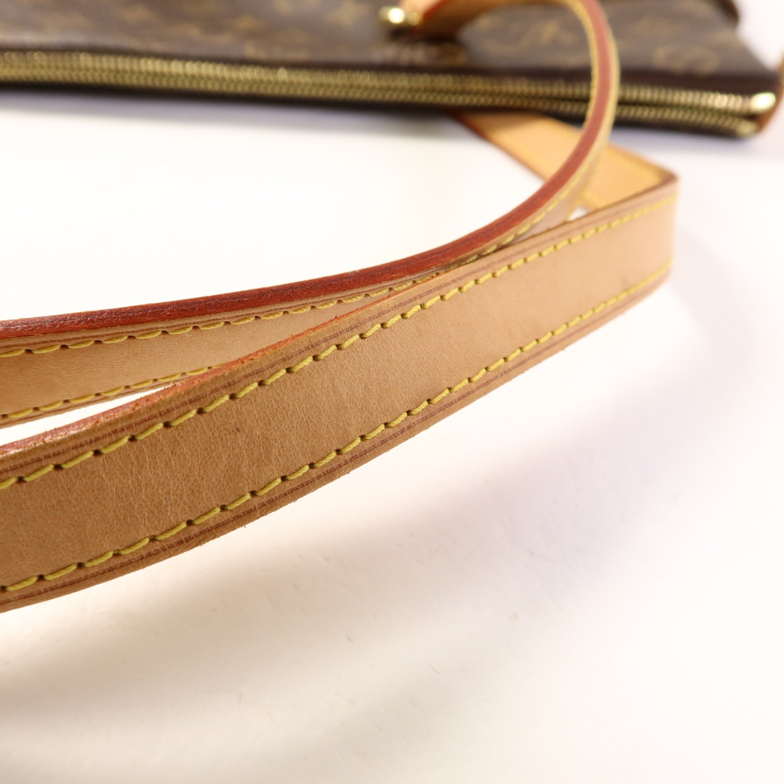 LOUIS VUITTON Monogram Totally MM金扣肩背袋棕色