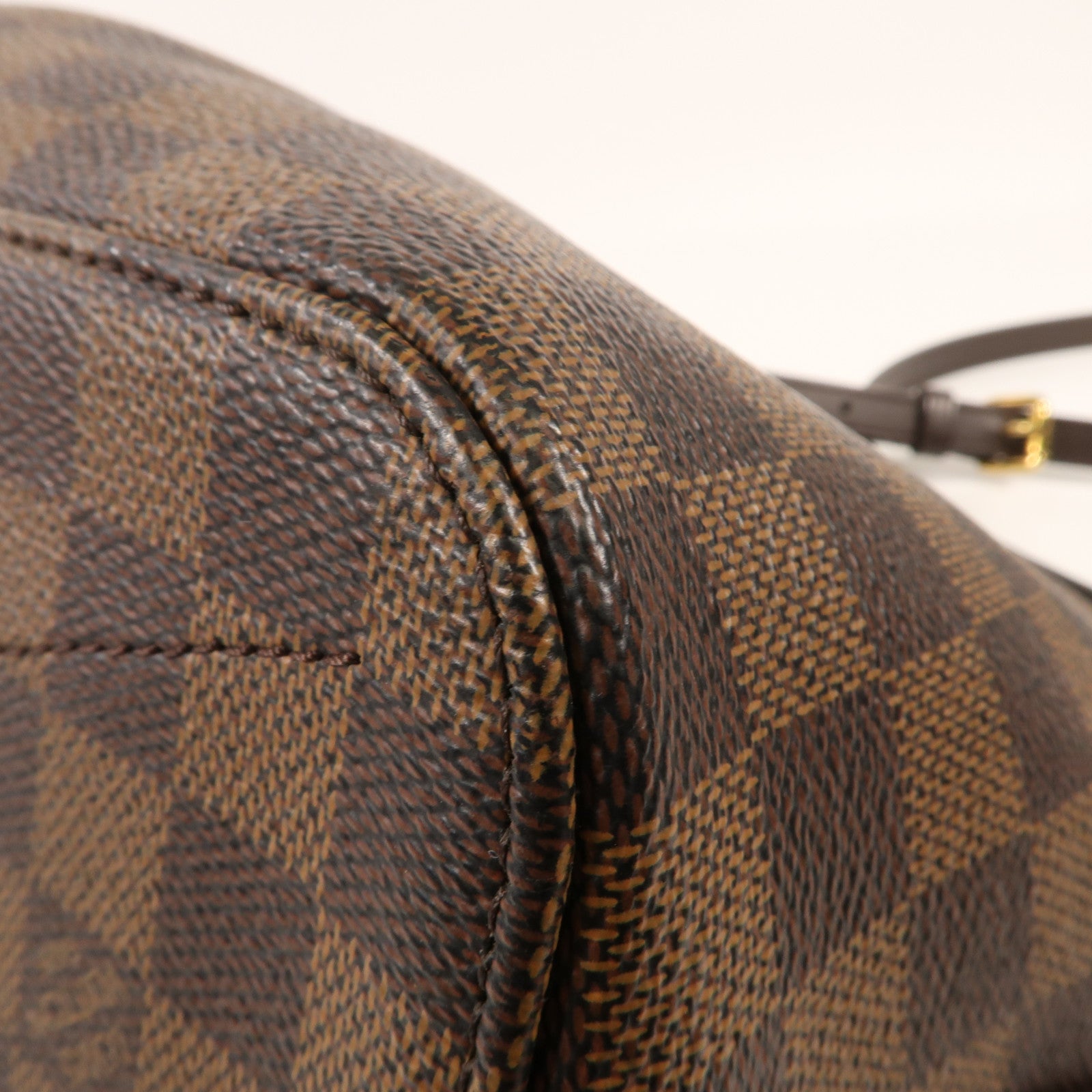 LOUIS VUITTON Damier Siena PM金扣手挽肩背兩用袋