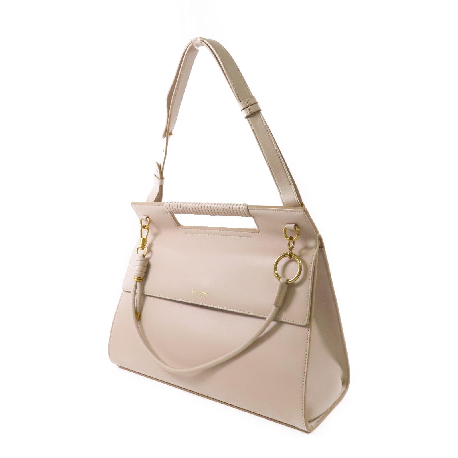 GIVENCHY 【激減優惠】牛皮皮革Whip Bag Large金扣手挽肩背兩用袋