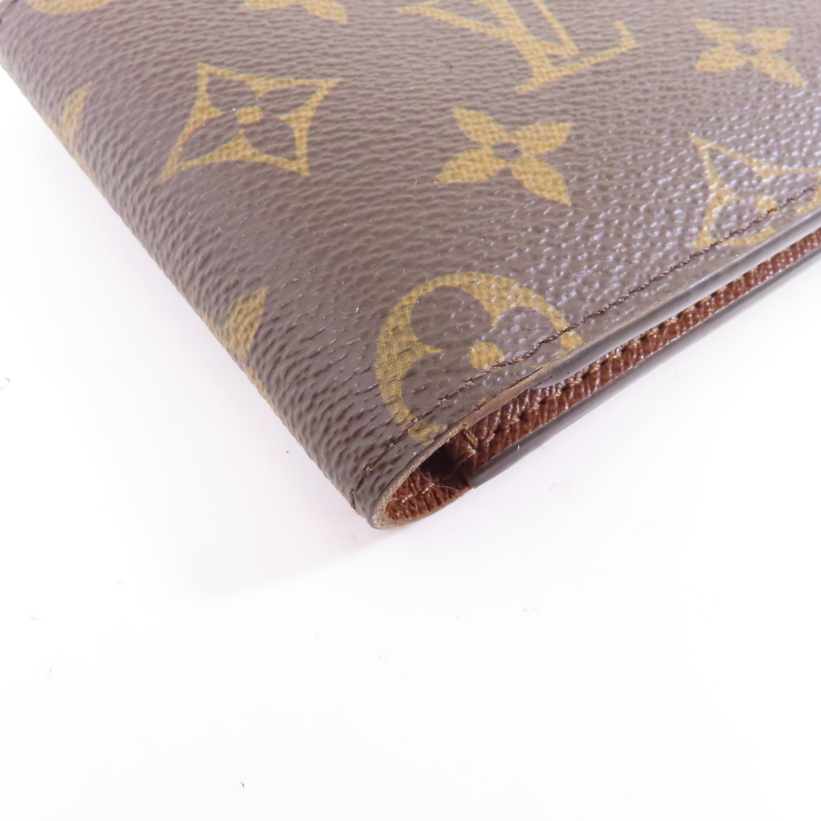 LOUIS VUITTON Monogram Multiple Wallet錢包棕色