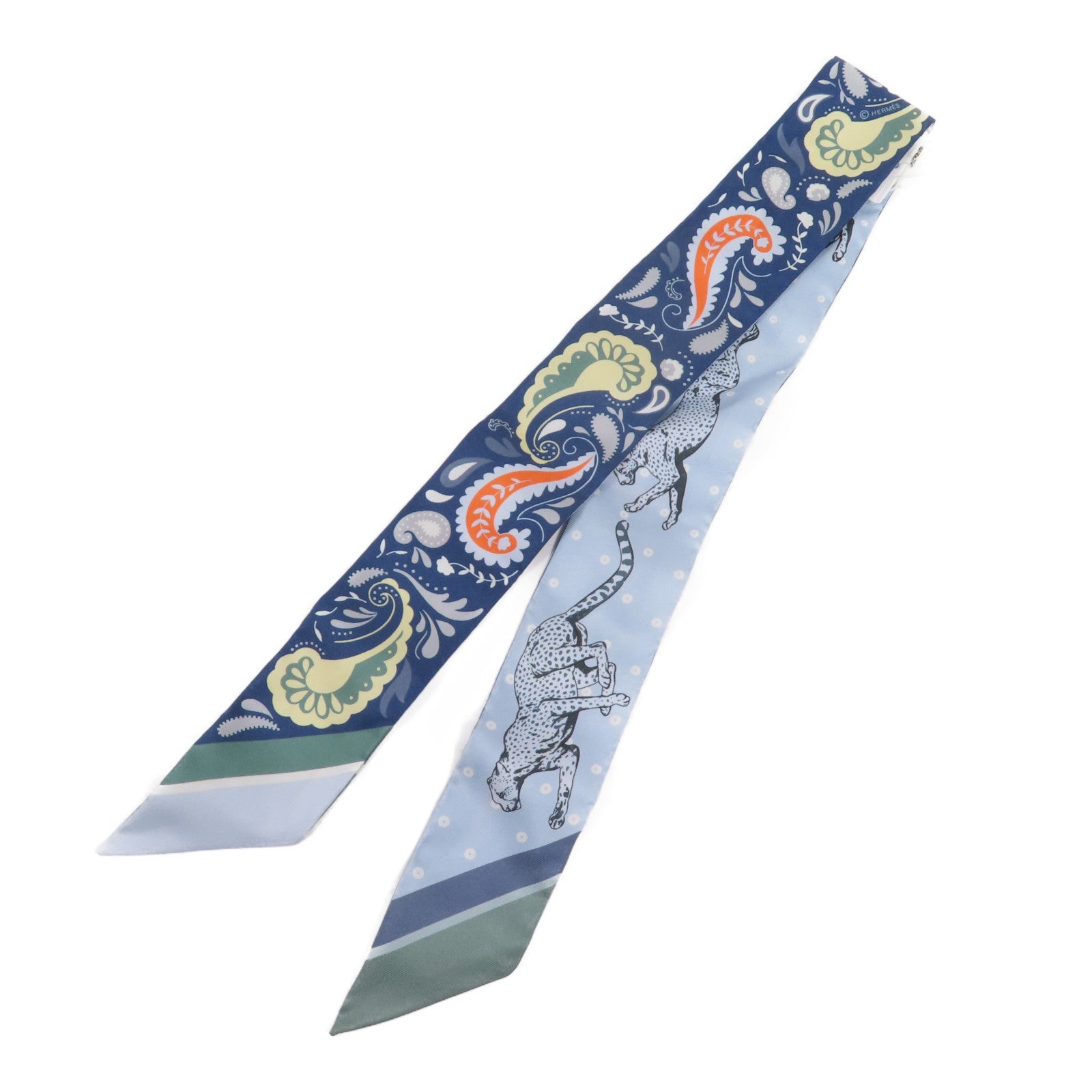 HERMES 絲質Twilly絲巾