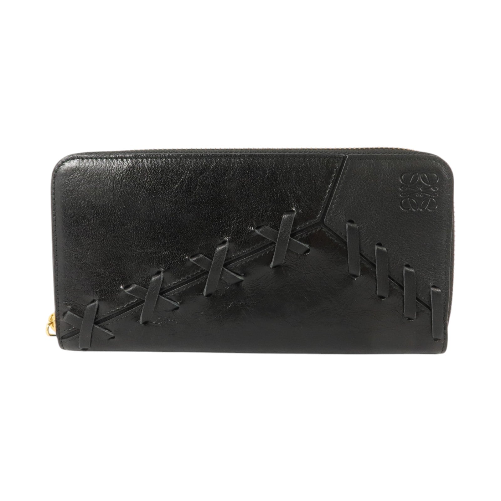 LOEWE 牛皮皮革Long Round Wallet長錢包