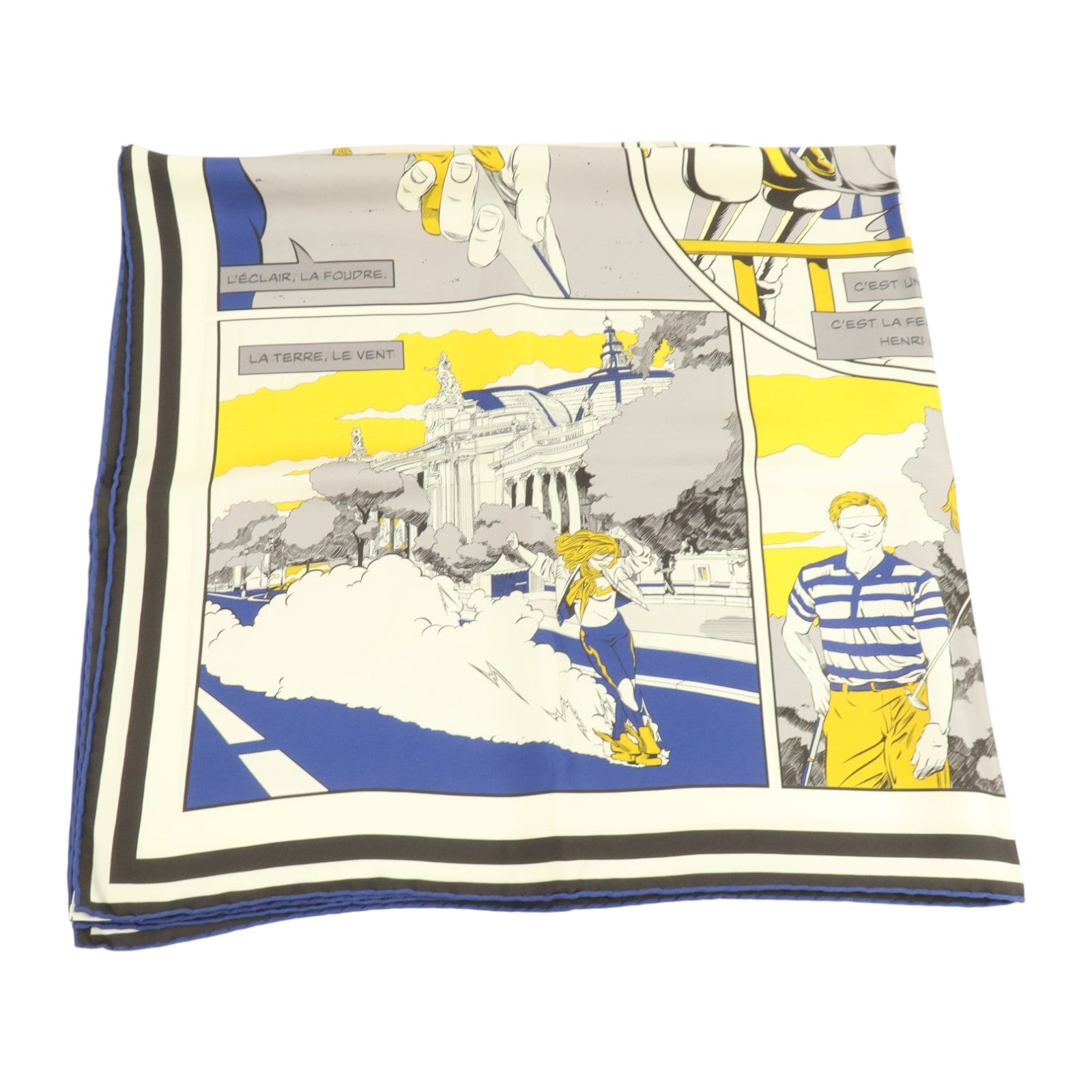 HERMES 絲質Scarf 90x90cm絲巾