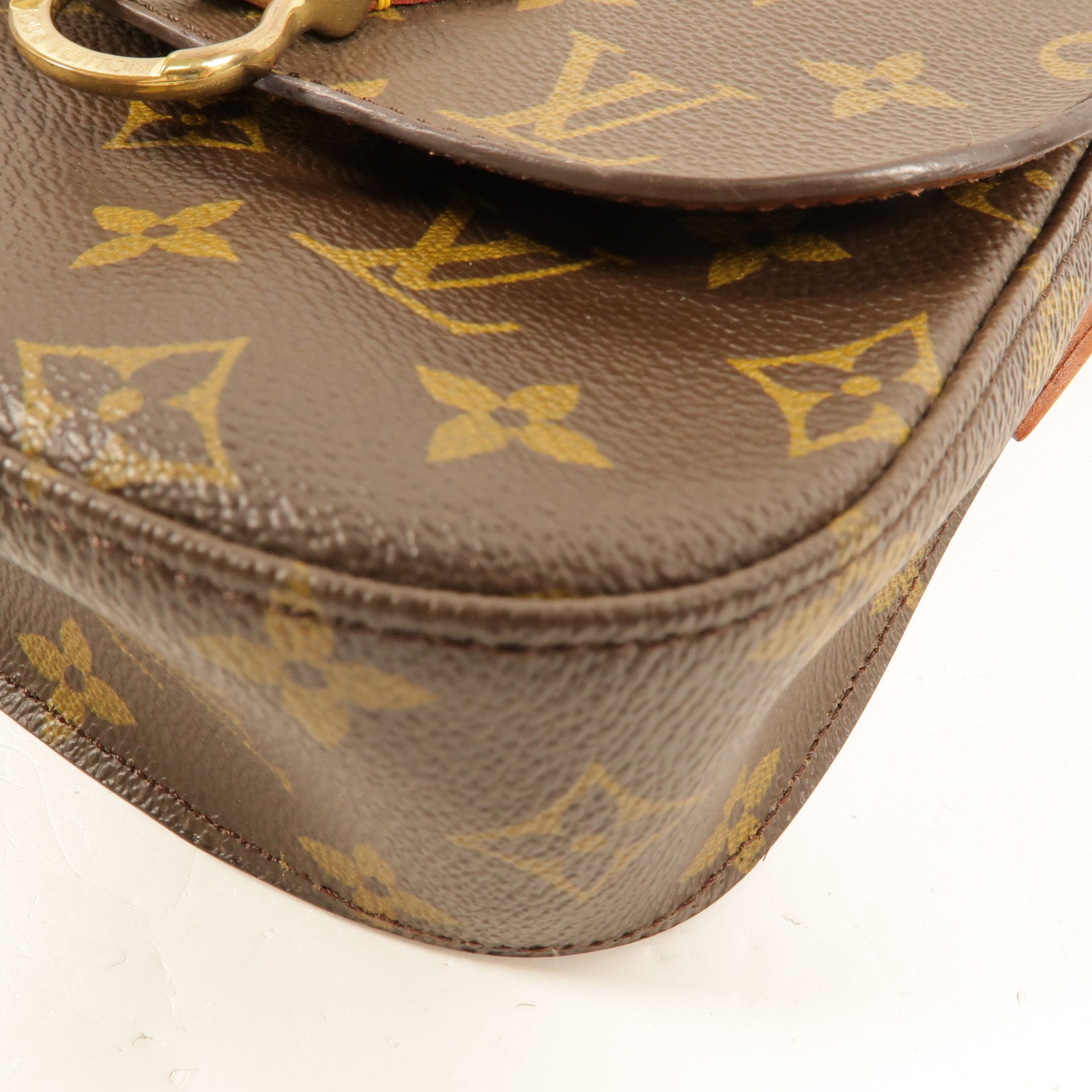 LOUIS VUITTON Monogram Saint Cloud PM金扣肩背袋