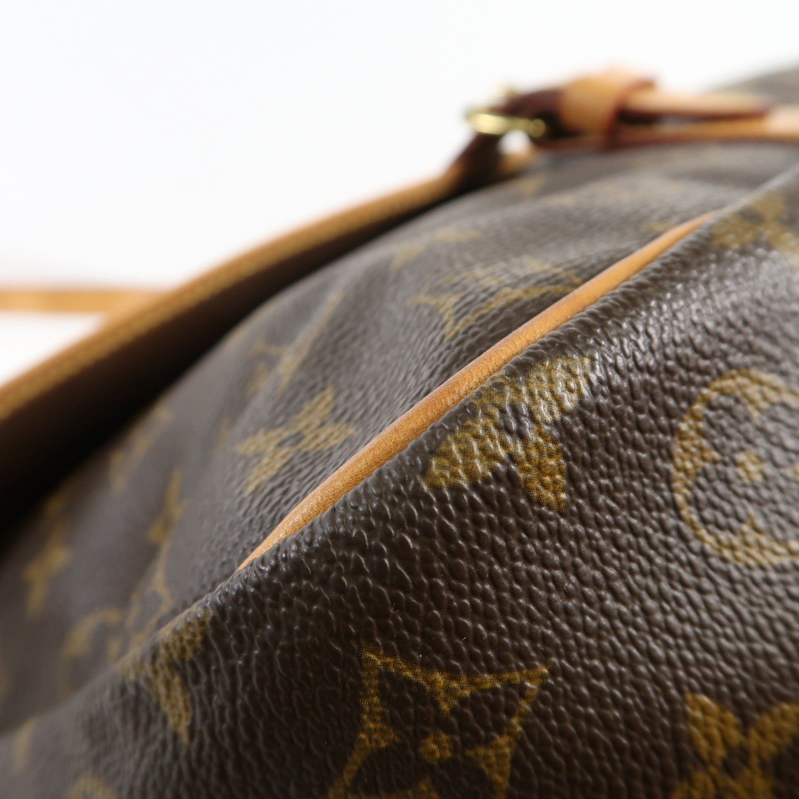 LOUIS VUITTON Monogram Saumur 35金扣肩背袋