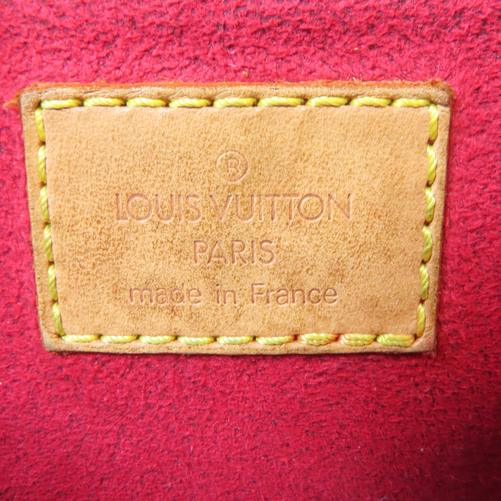 LOUIS VUITTON Monogram Tambourine金扣肩背袋棕色