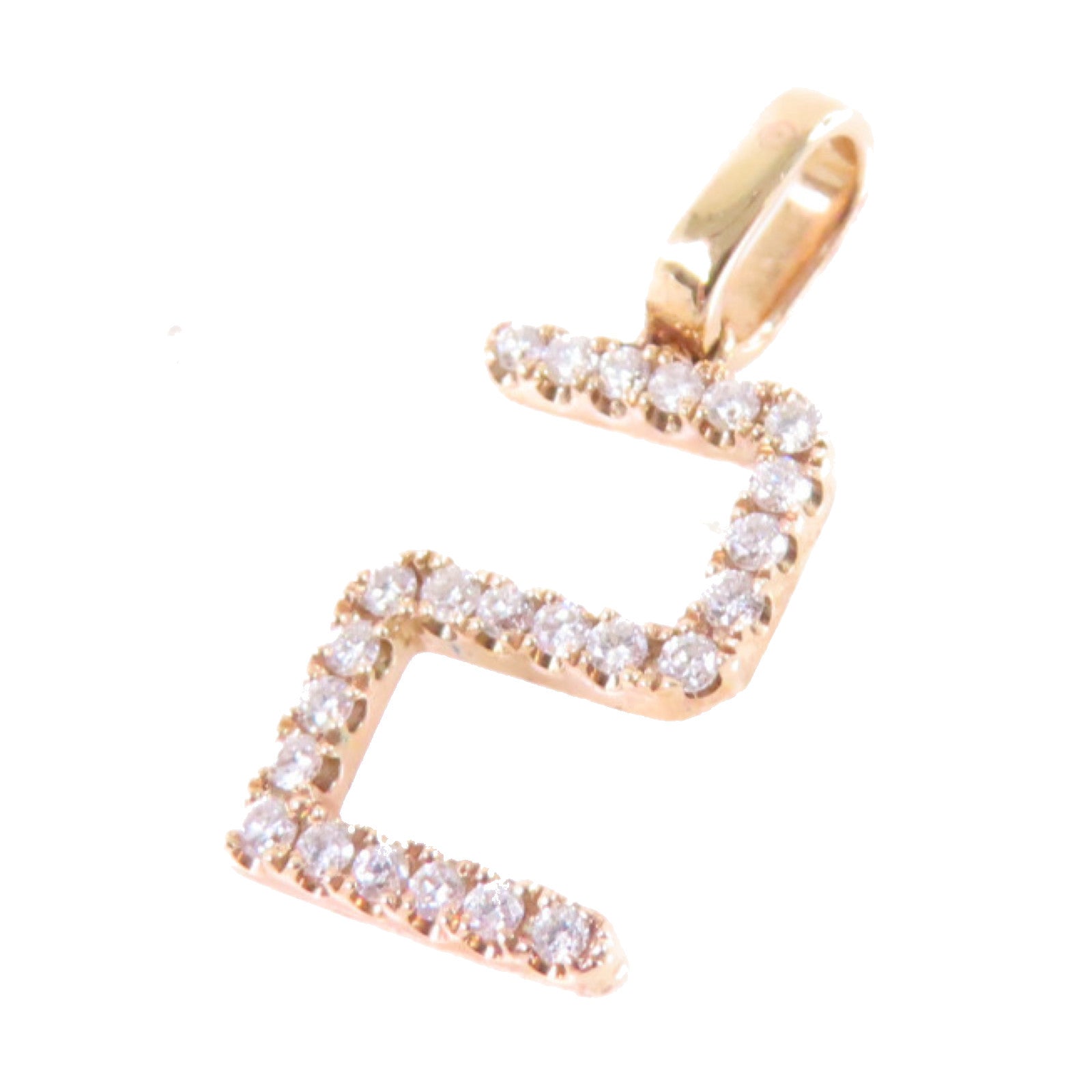 JEWELRY 18K玫瑰金/鑽石Diamond Pendant Top吊墜頭扣