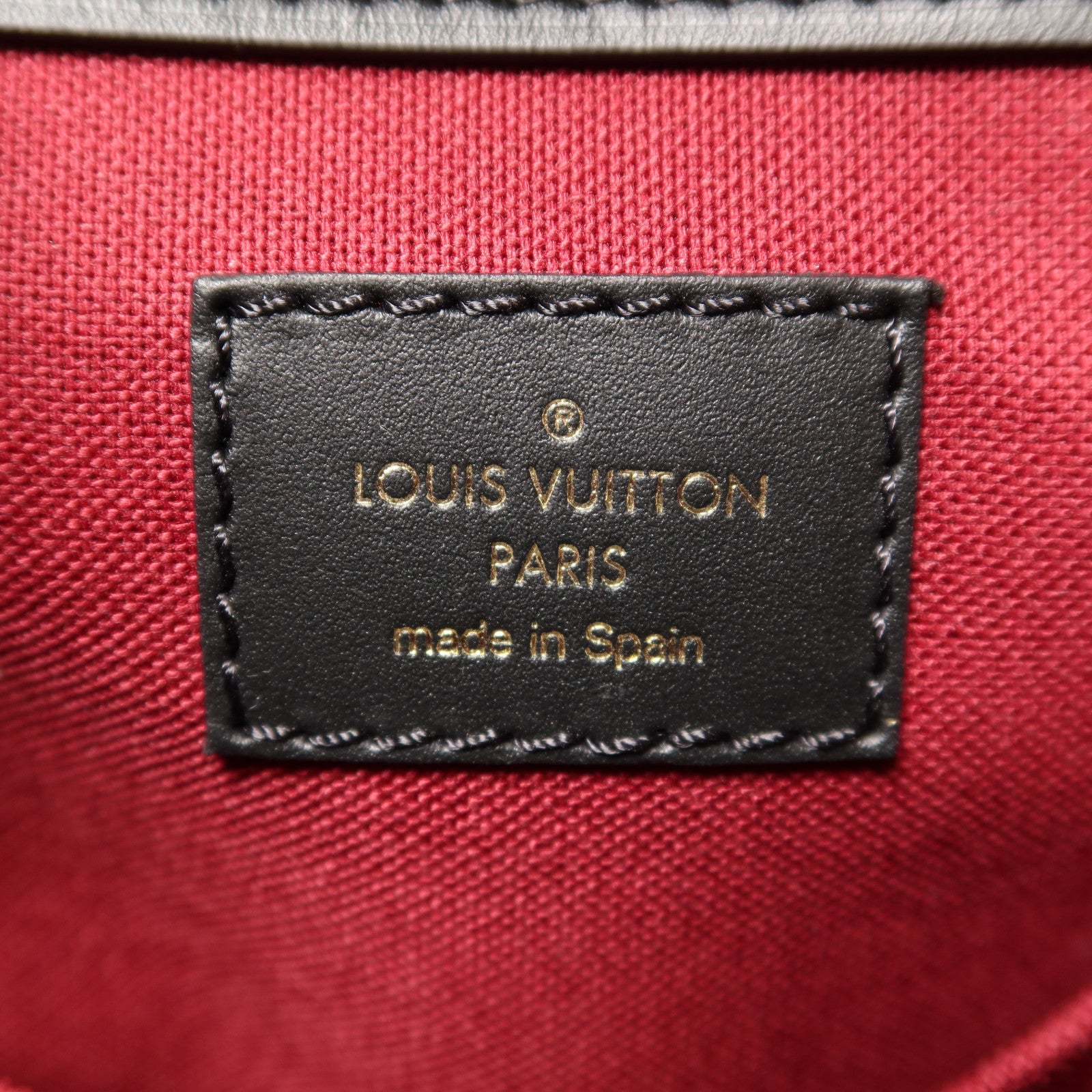 LOUIS VUITTON Monogram Montsouris BB金扣背包