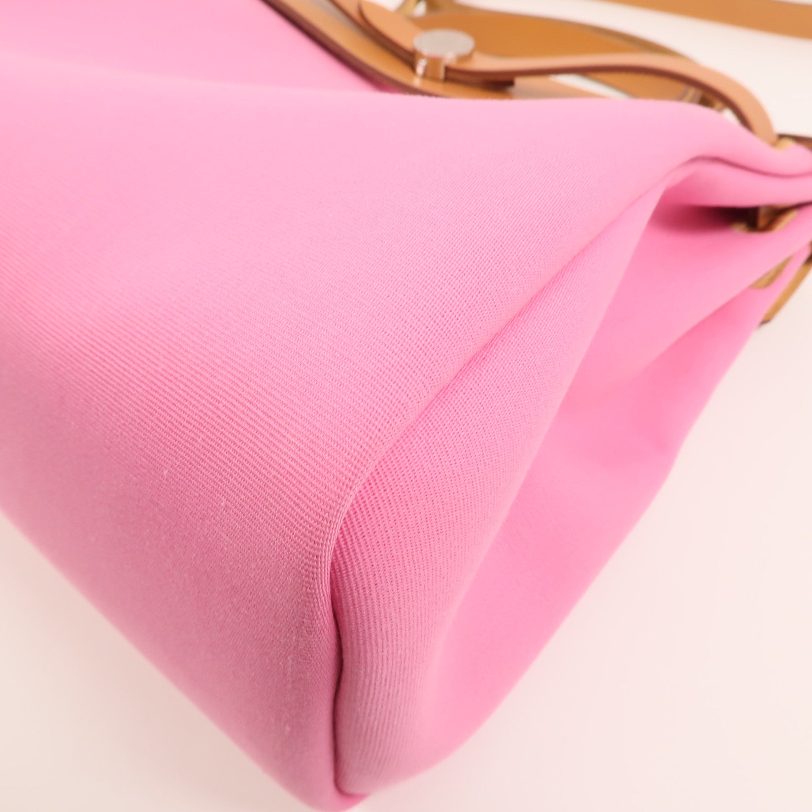 HERMES 帆布Herbag PM銀扣手挽肩背兩用袋