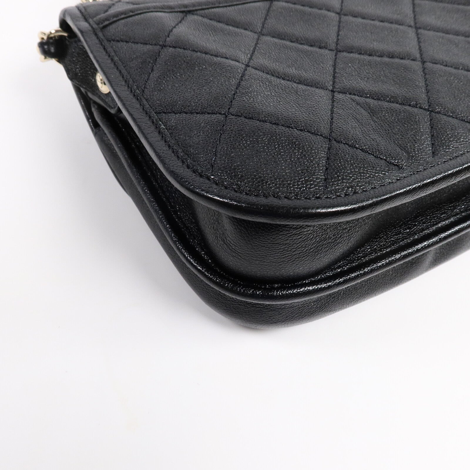CHANEL 牛皮皮革Chain Shoulder Bag鏈帶肩背袋