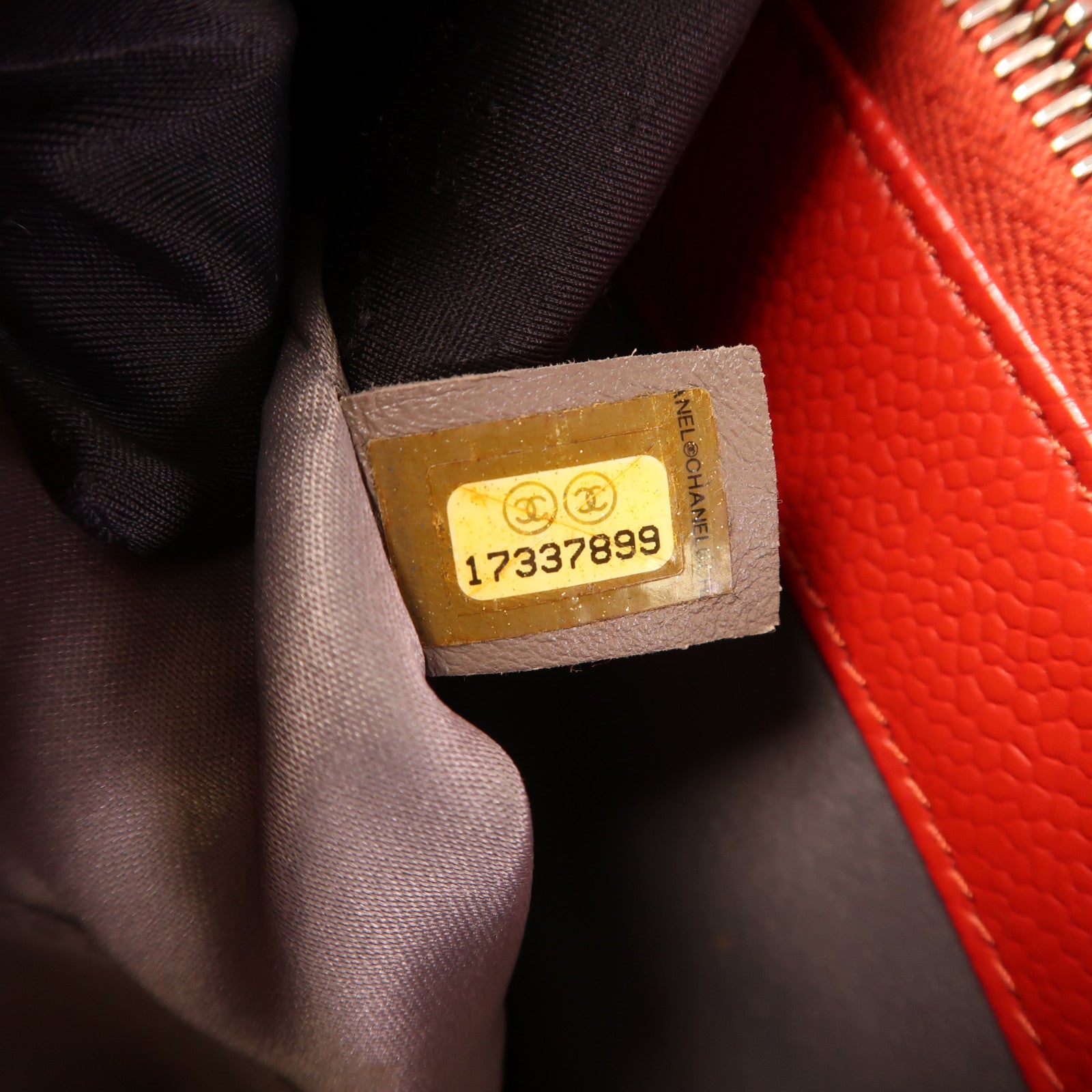 CHANEL 牛皮皮革GST Grand Shopping Tote Bag銀扣鏈帶肩背袋