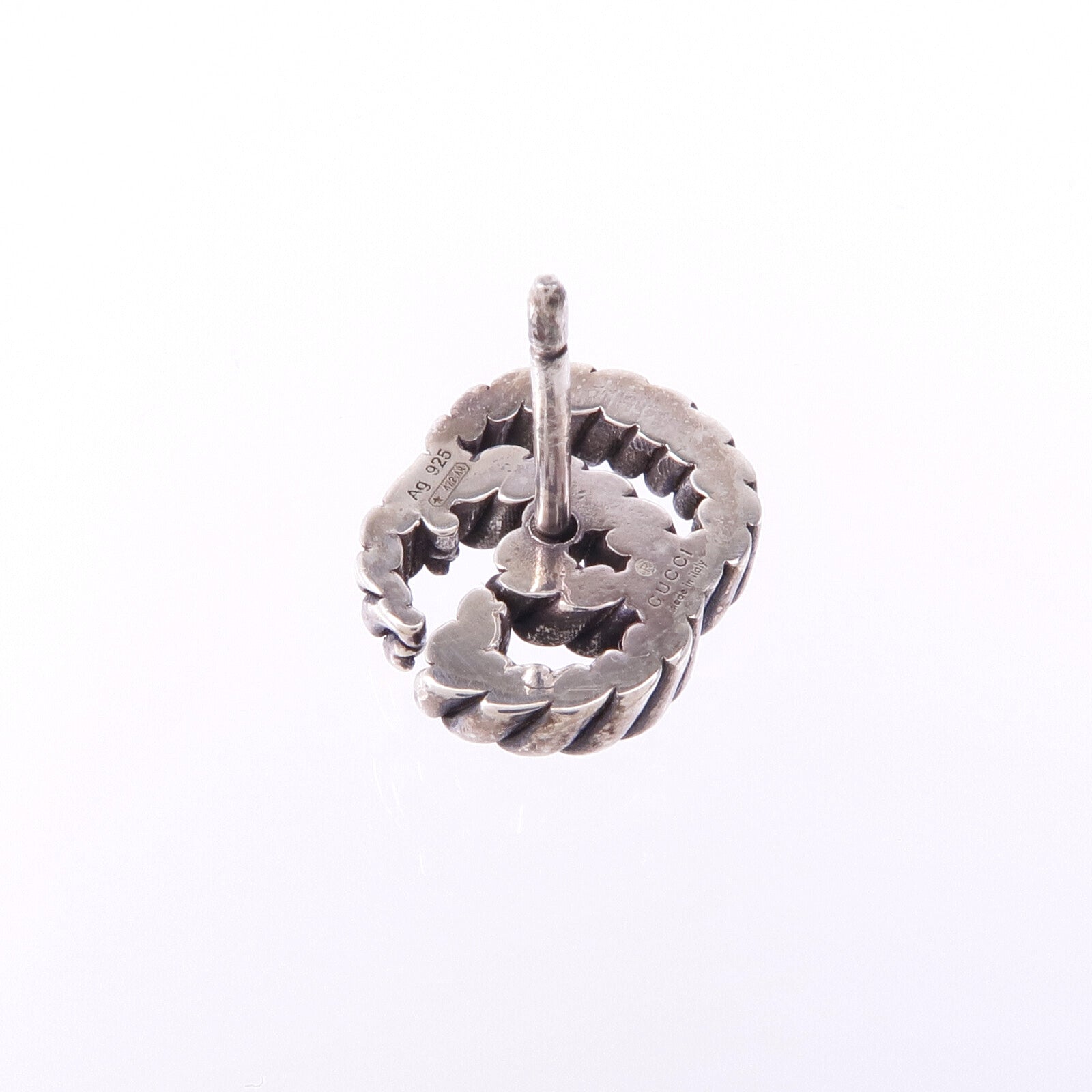 GUCCI 925純銀Marmont Stud Earrings耳環