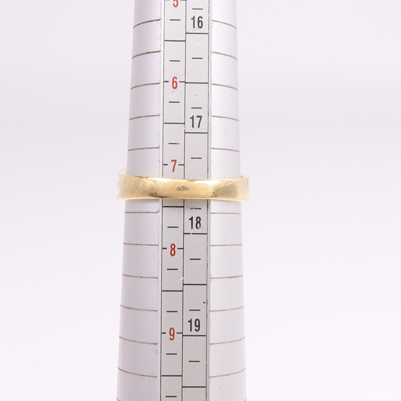 JEWELRY 18K黃金Ruby Diamond Ring紅寶石/鑽石戒指US#7.25